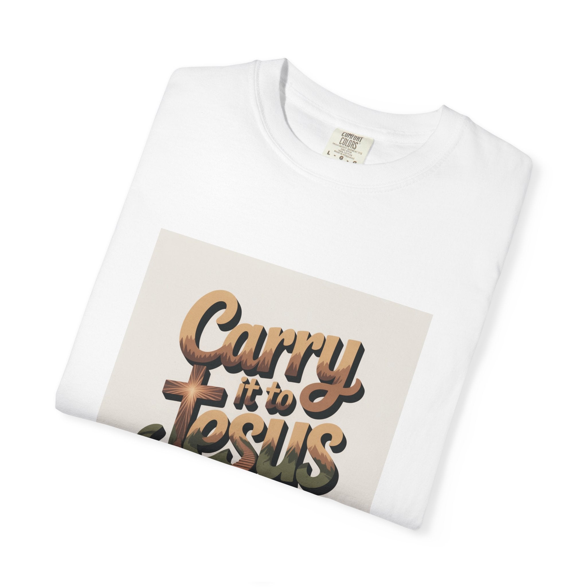 Carry It to Jesus T-Shirt — Retro Christian Faith Graphic Tee
