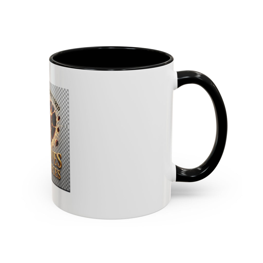 Shattered Heart "God Lives in the Pieces" Mug | Accent Coffee Mug