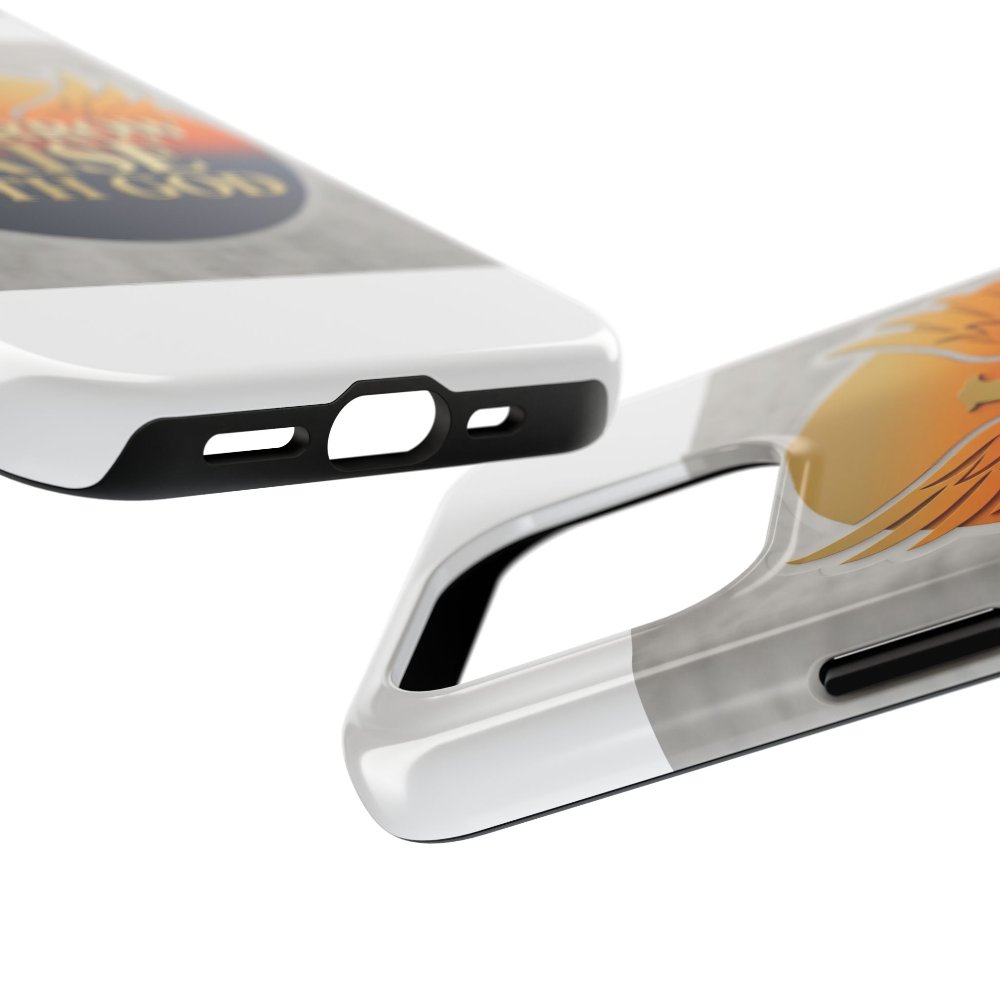 Tough Phone Case — "Tomorrow I Rise With God" Inspirational Christian Phone Cover