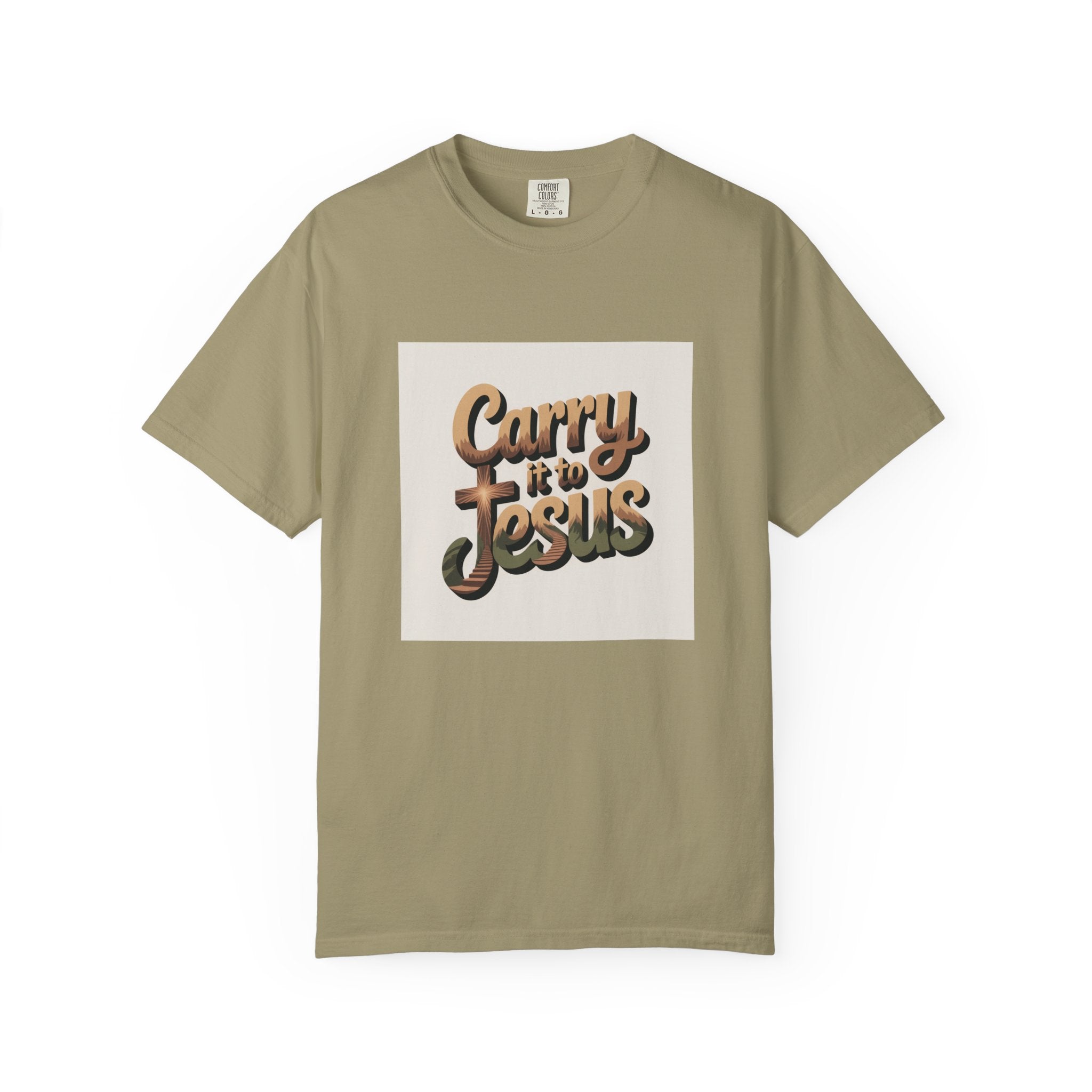 Carry It to Jesus T-Shirt — Retro Christian Faith Graphic Tee
