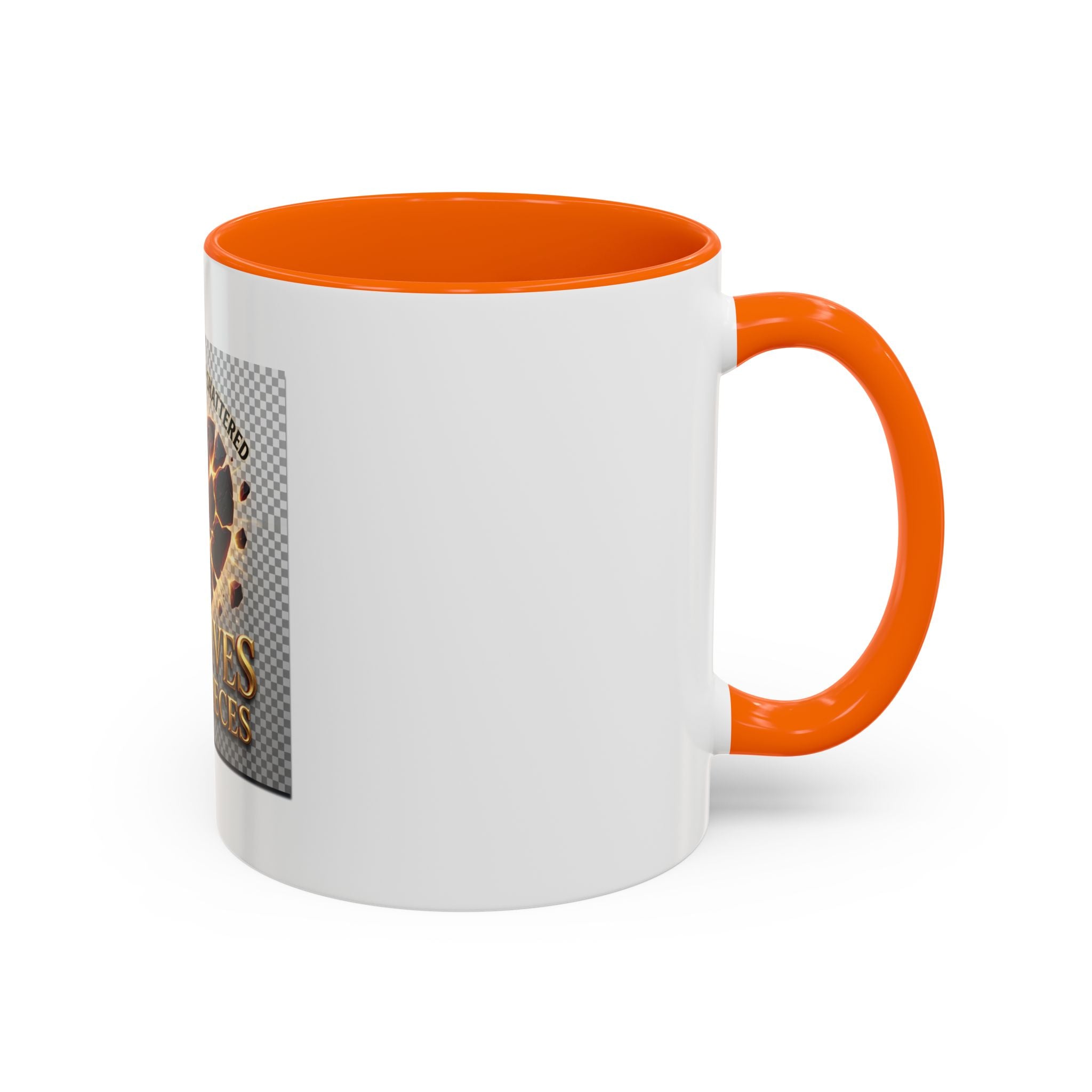 Shattered Heart "God Lives in the Pieces" Mug | Accent Coffee Mug