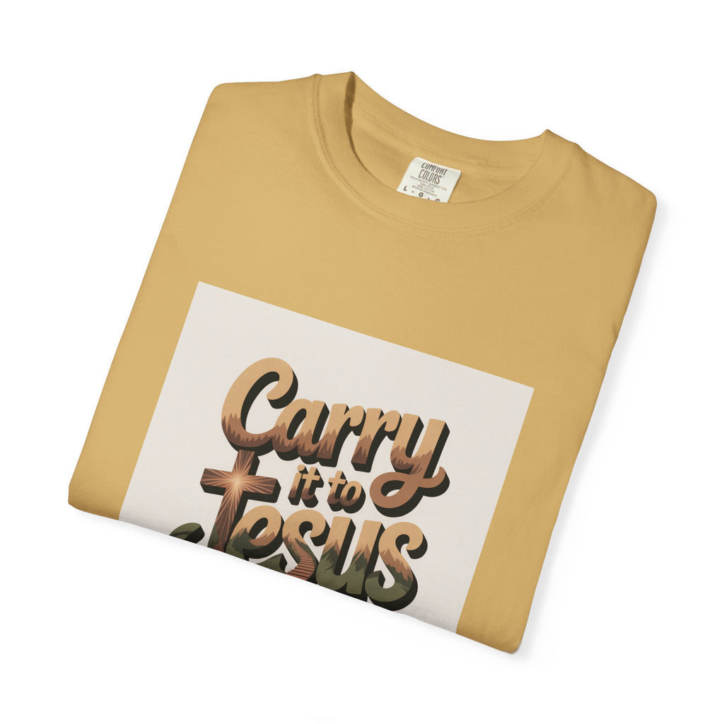 Carry It to Jesus T-Shirt — Retro Christian Faith Graphic Tee