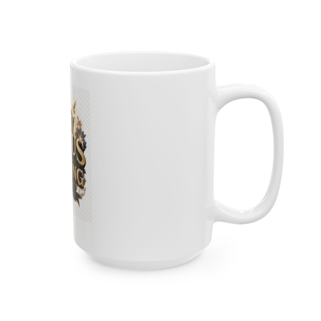 Jesus Is Coming Ceramic Mug — Faith Coffee Cup (11oz & 15oz)