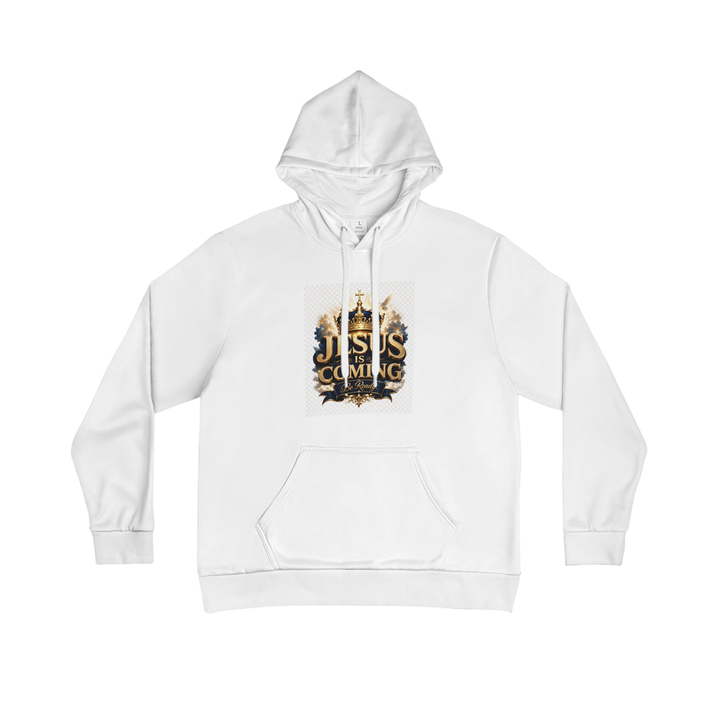 Jesus Is Coming Hoodie — Christian Faith Graphic Pullover