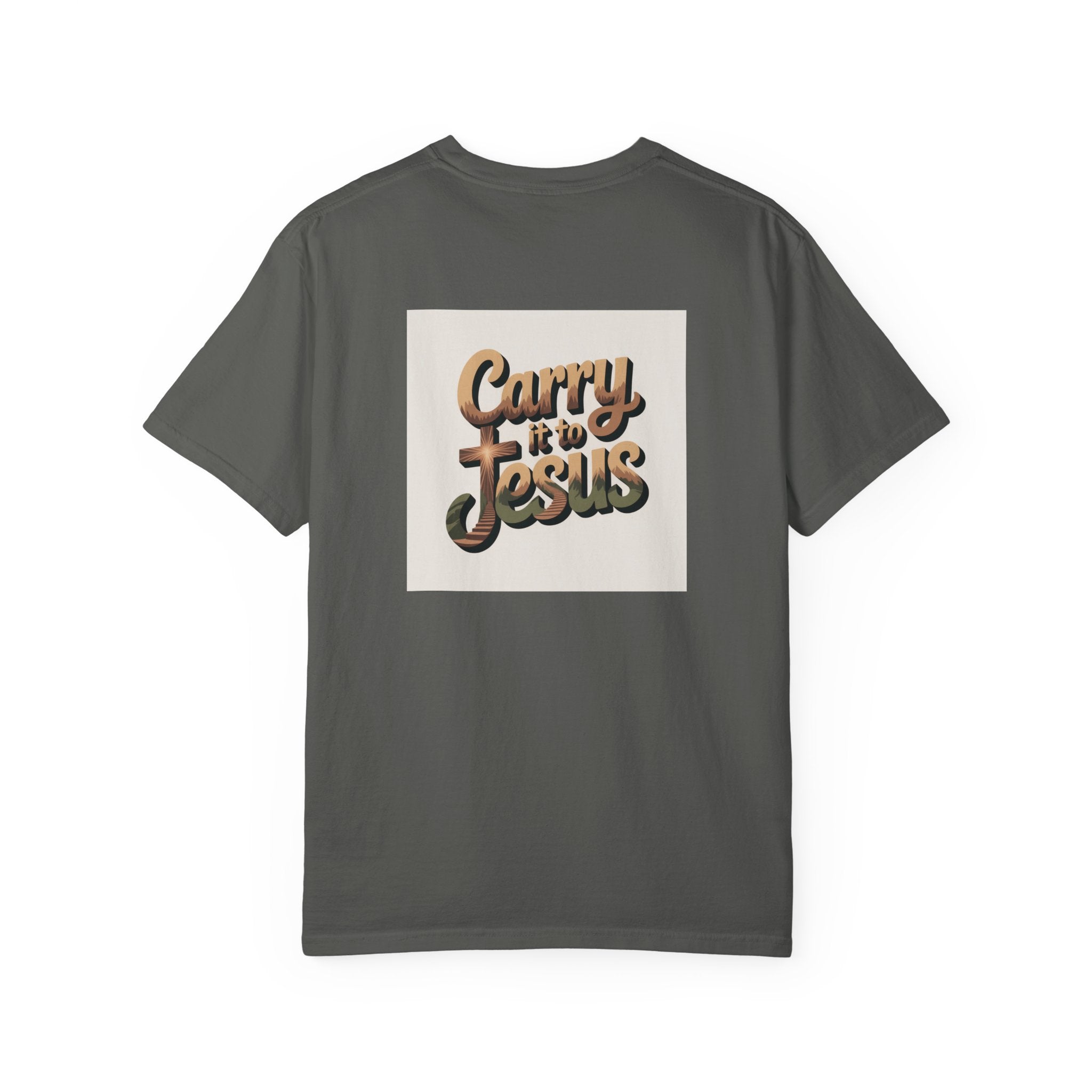 Carry It to Jesus T-Shirt — Retro Christian Faith Graphic Tee