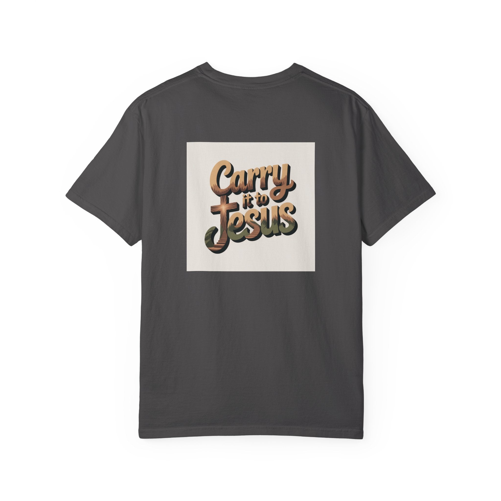 Carry It to Jesus T-Shirt — Retro Christian Faith Graphic Tee