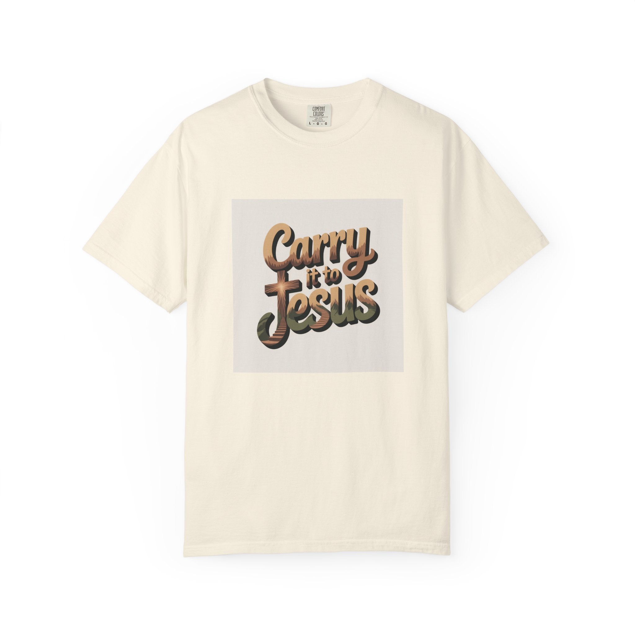 Carry It to Jesus T-Shirt — Retro Christian Faith Graphic Tee