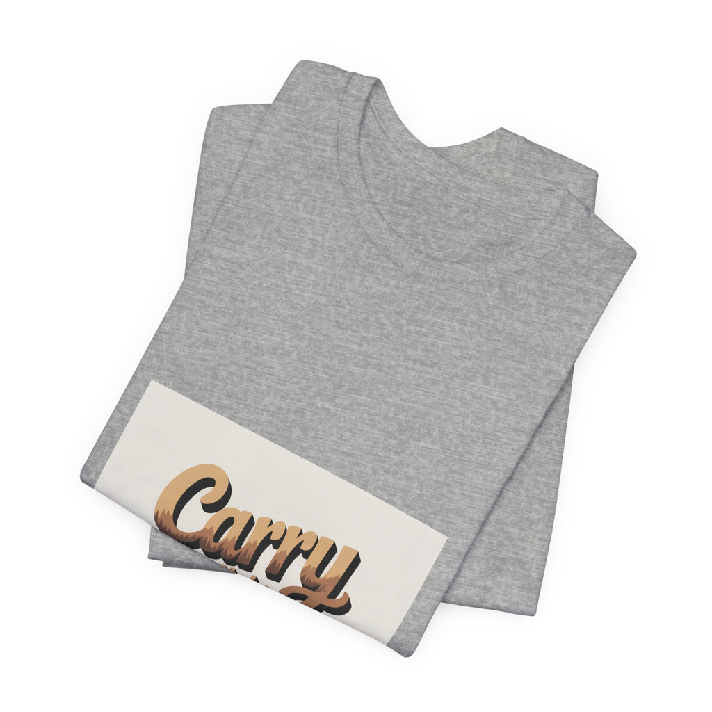 Carry It to Jesus Tee — Retro Script Christian Faith T‑Shirt