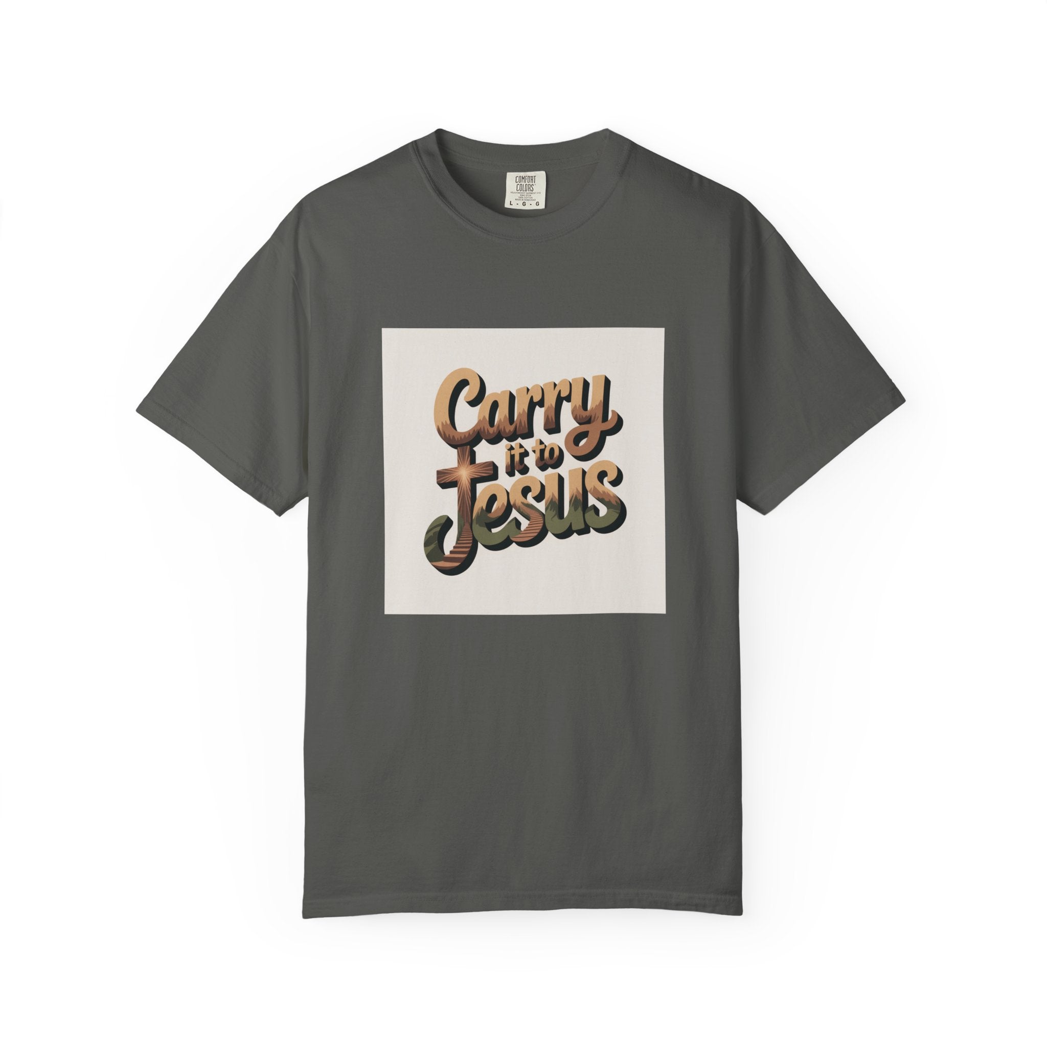Carry It to Jesus T-Shirt — Retro Christian Faith Graphic Tee