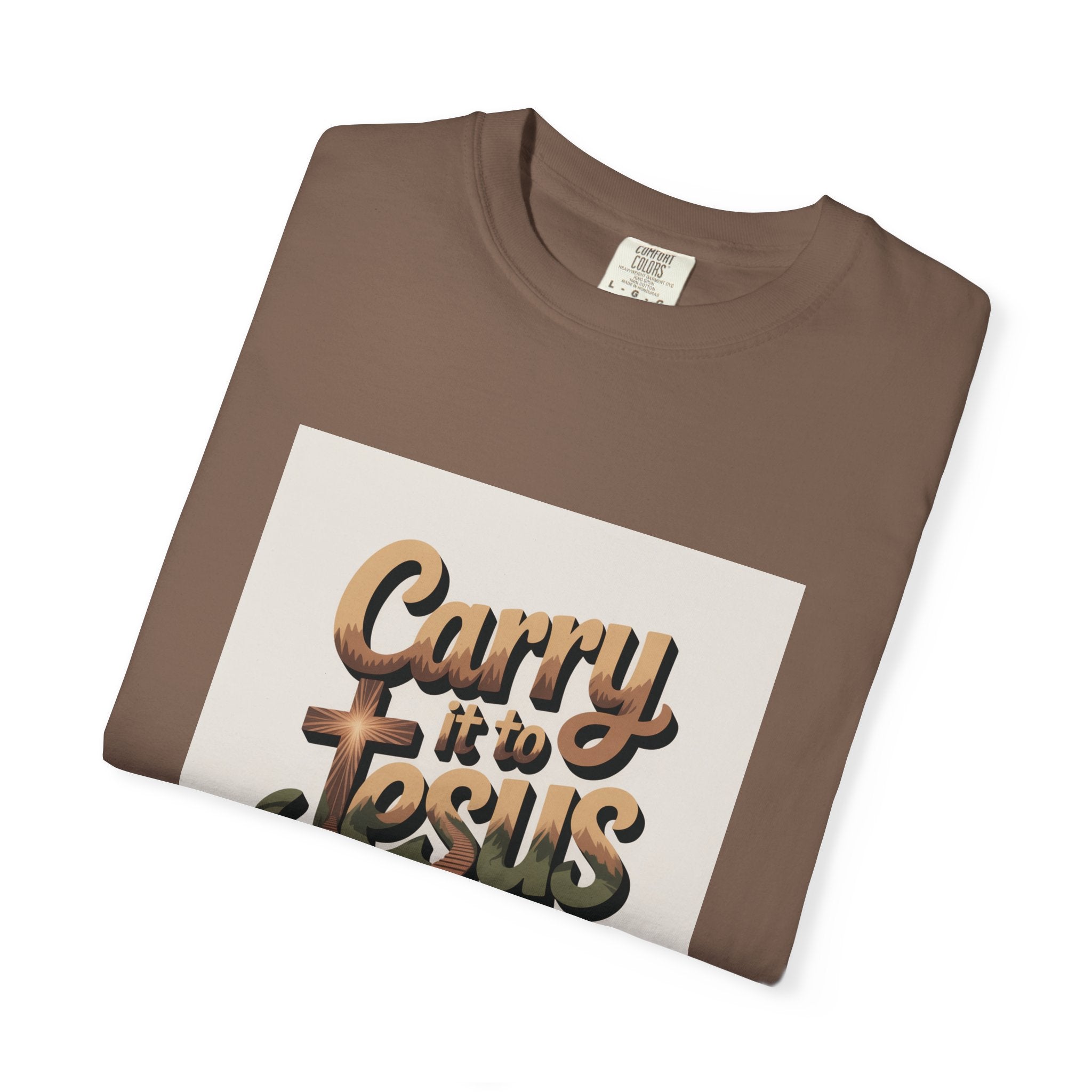 Carry It to Jesus T-Shirt — Retro Christian Faith Graphic Tee
