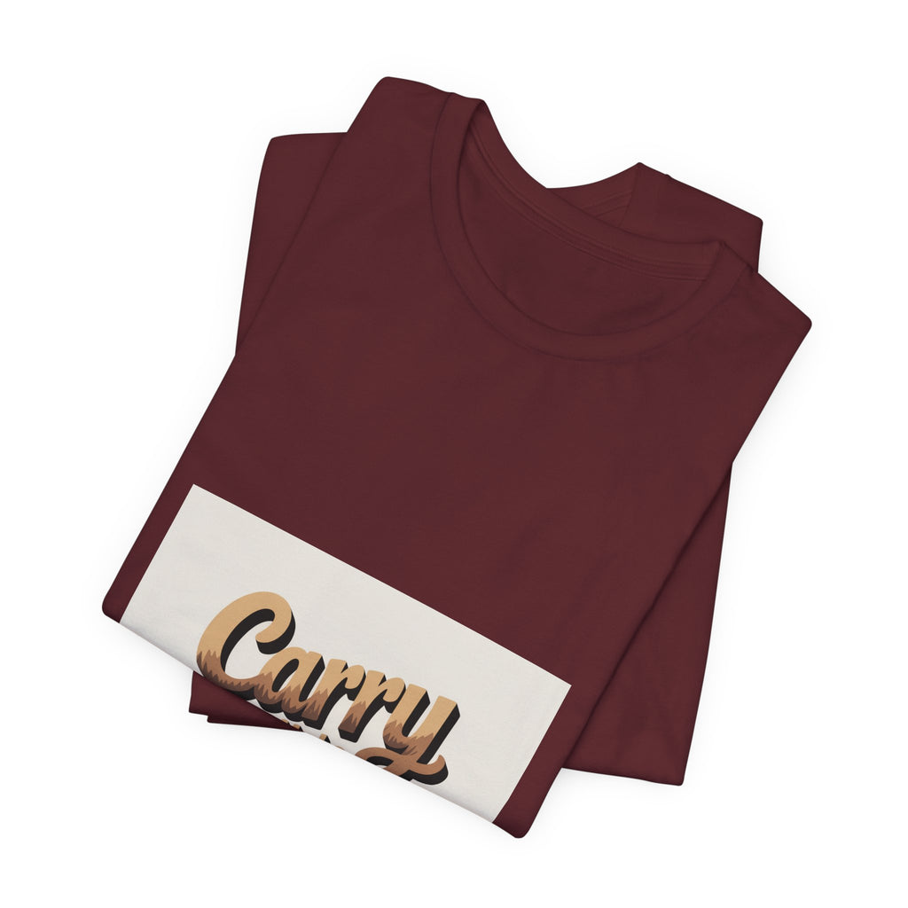 Carry It to Jesus Tee — Retro Script Christian Faith T‑Shirt