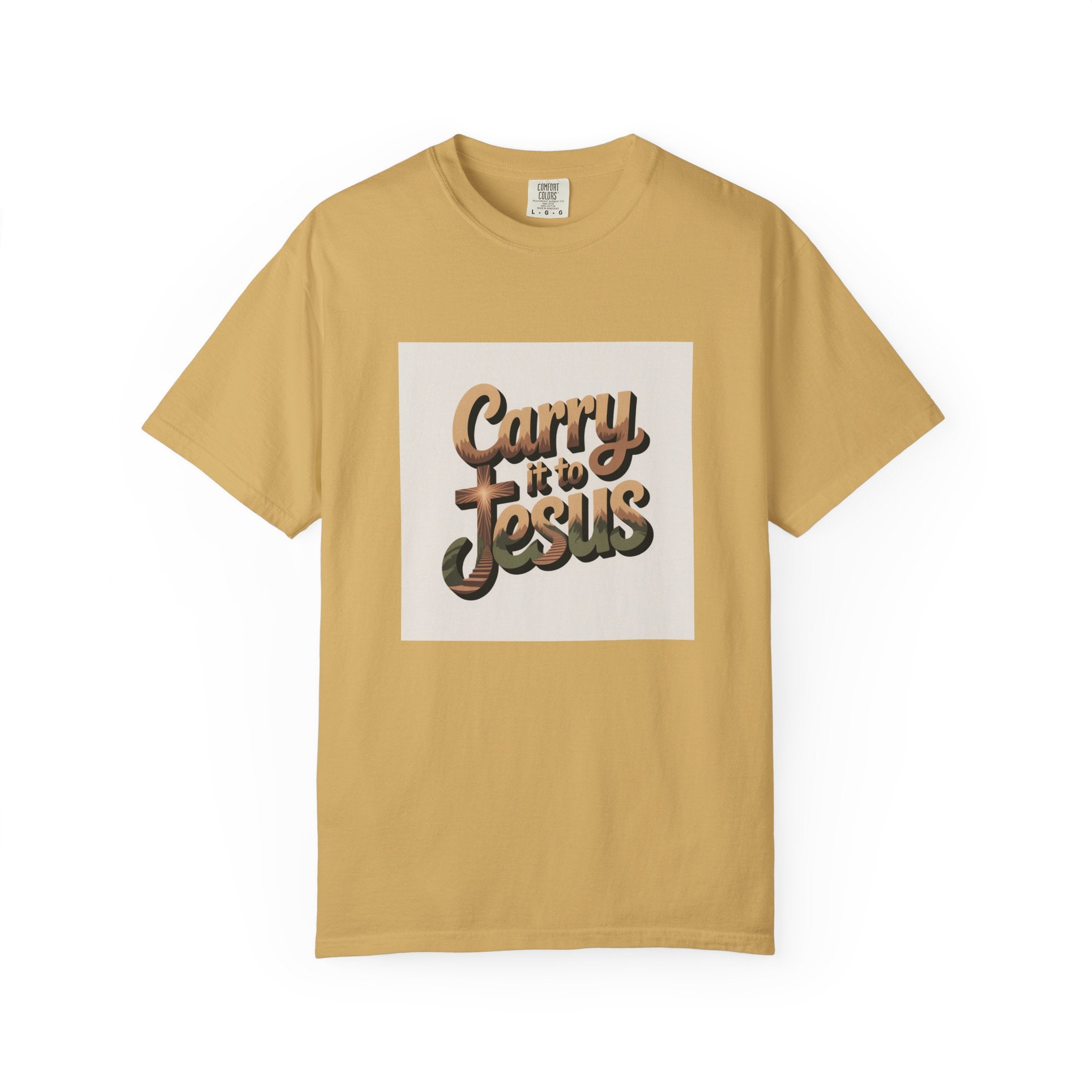 Carry It to Jesus T-Shirt — Retro Christian Faith Graphic Tee