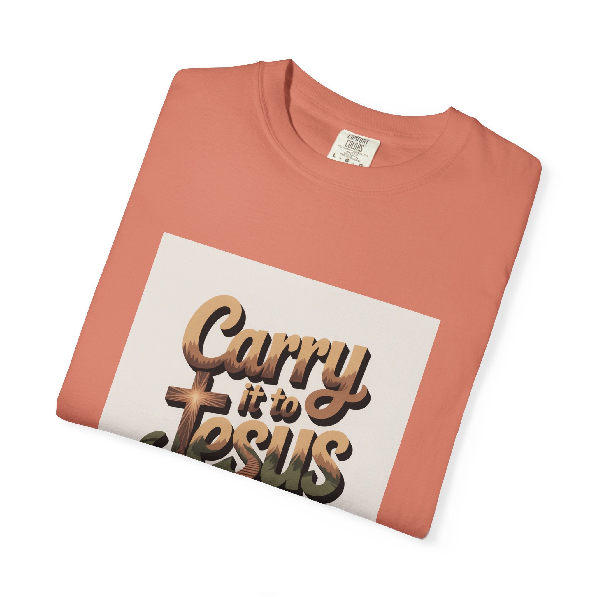 Carry It to Jesus T-Shirt — Retro Christian Faith Graphic Tee
