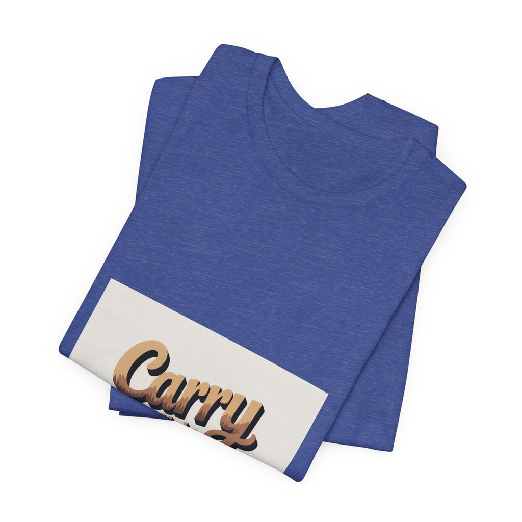 Carry It to Jesus Tee — Retro Script Christian Faith T‑Shirt