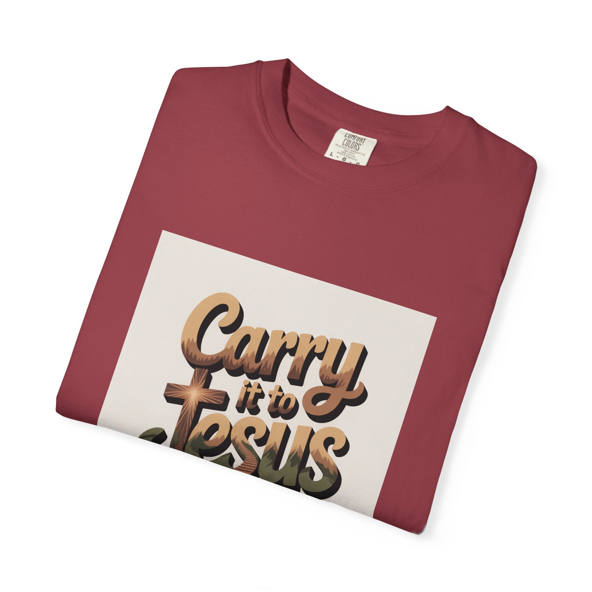 Carry It to Jesus T-Shirt — Retro Christian Faith Graphic Tee
