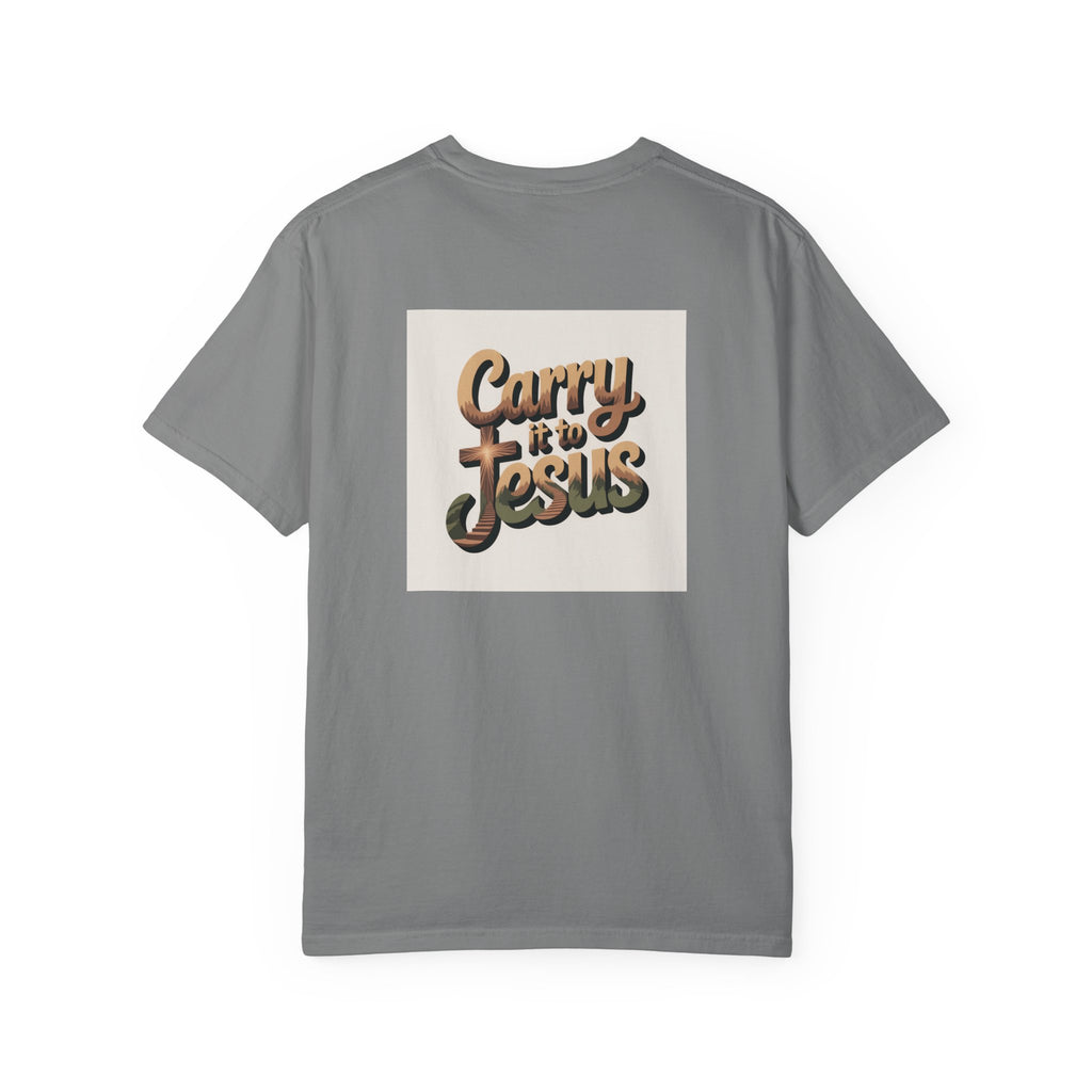 Carry It to Jesus T-Shirt — Retro Christian Faith Graphic Tee