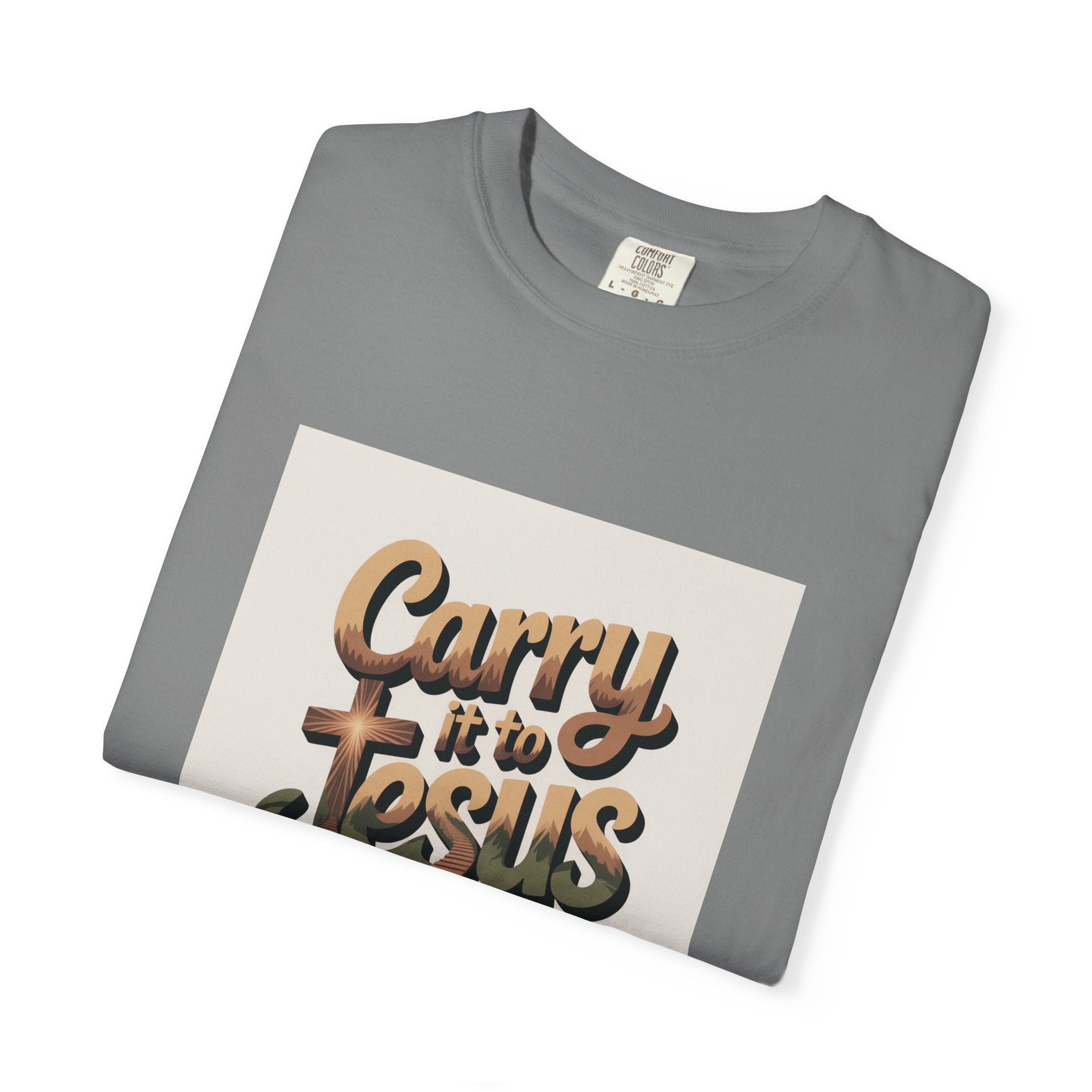 Carry It to Jesus T-Shirt — Retro Christian Faith Graphic Tee