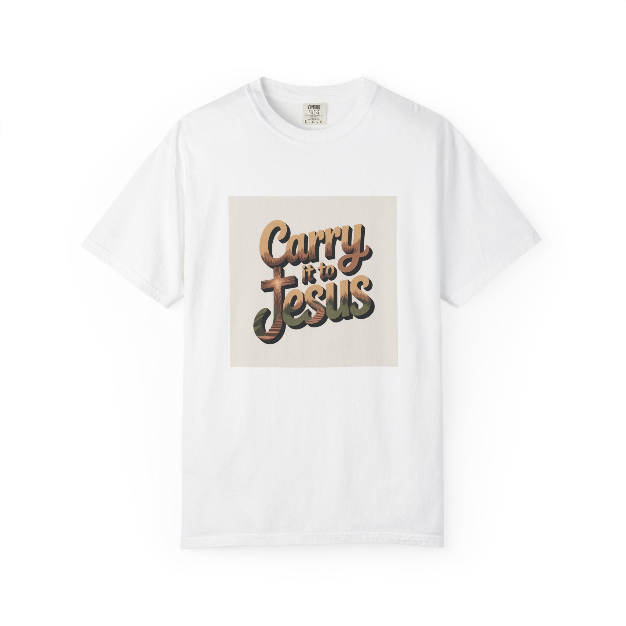 Carry It to Jesus T-Shirt — Retro Christian Faith Graphic Tee