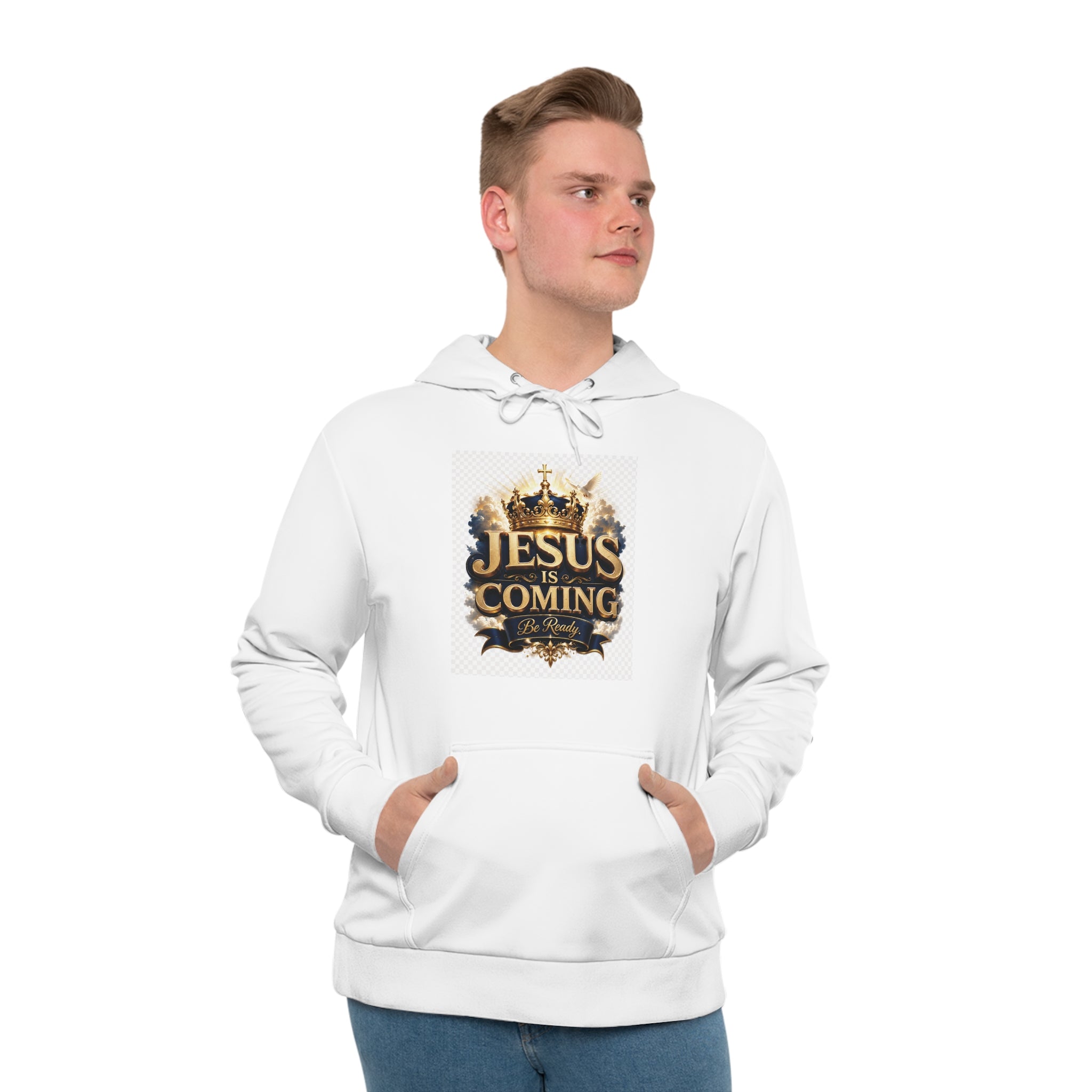 Jesus Is Coming Hoodie — Christian Faith Graphic Pullover