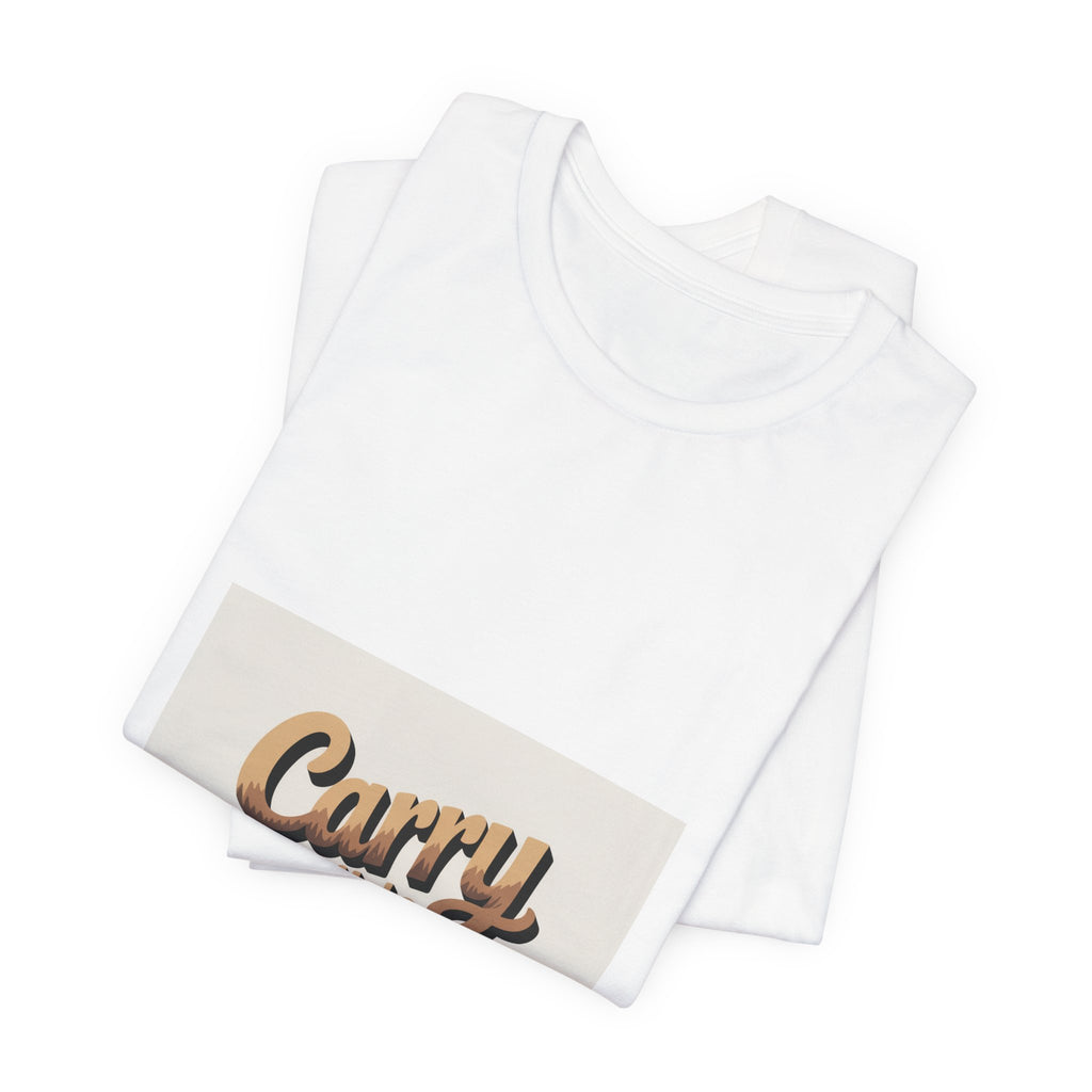 Carry It to Jesus Tee — Retro Script Christian Faith T‑Shirt