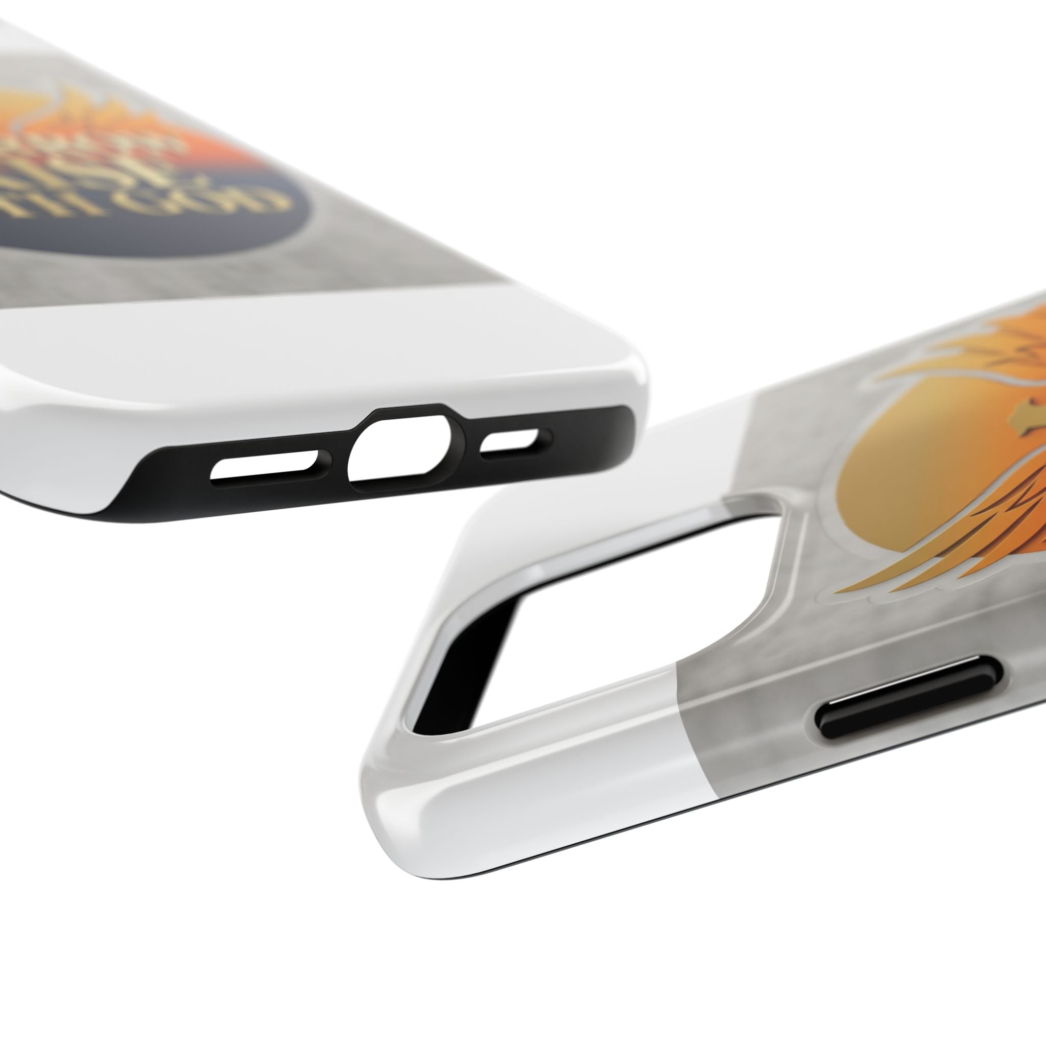 Tough Phone Case — "Tomorrow I Rise With God" Inspirational Christian Phone Cover