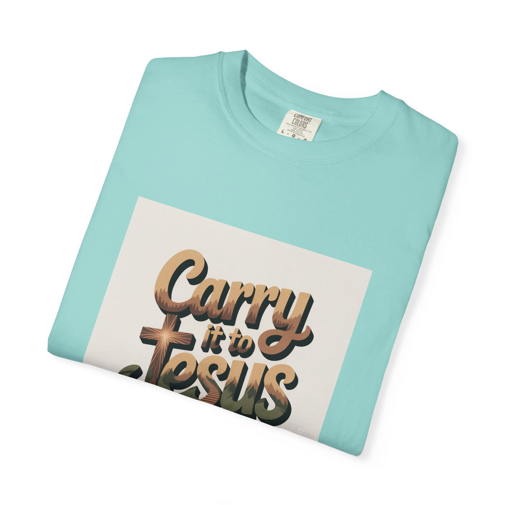 Carry It to Jesus T-Shirt — Retro Christian Faith Graphic Tee