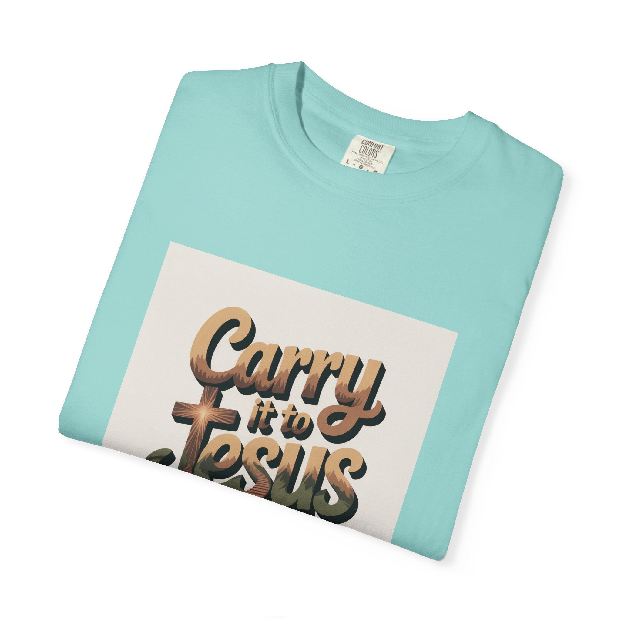 Carry It to Jesus T-Shirt — Retro Christian Faith Graphic Tee