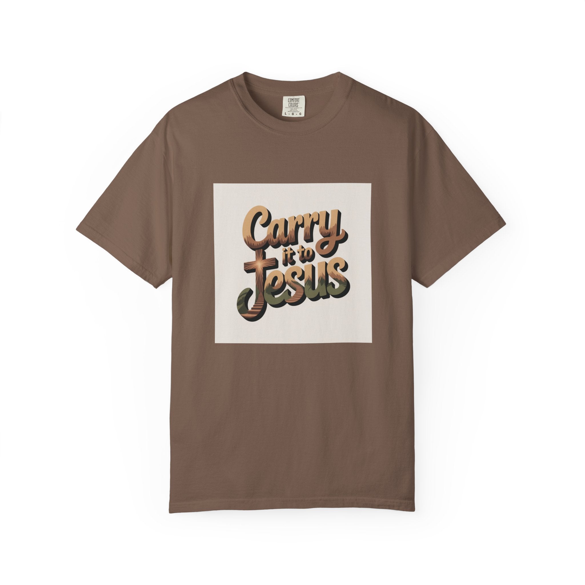 Carry It to Jesus T-Shirt — Retro Christian Faith Graphic Tee
