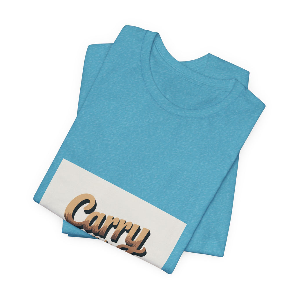 Carry It to Jesus Tee — Retro Script Christian Faith T‑Shirt