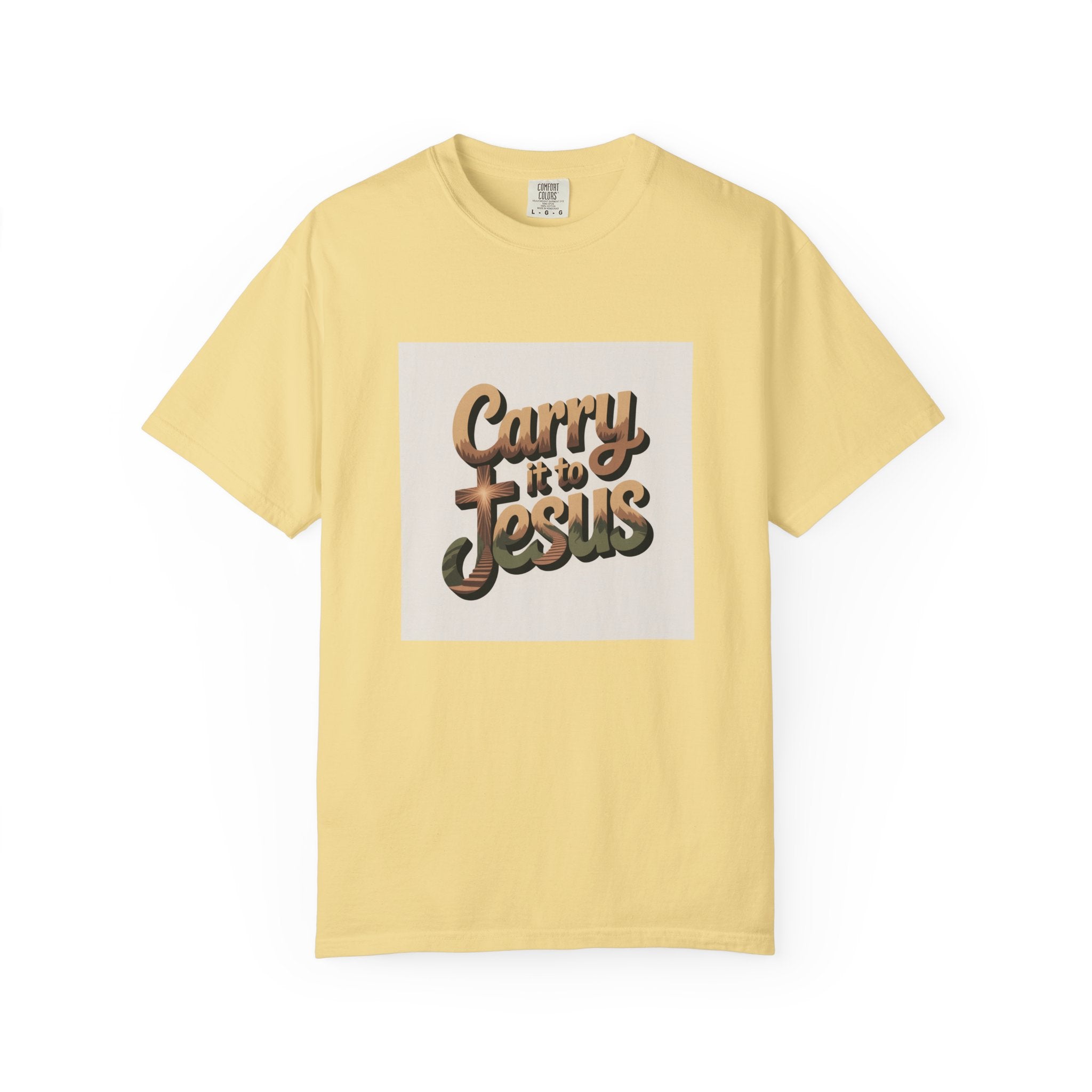 Carry It to Jesus T-Shirt — Retro Christian Faith Graphic Tee