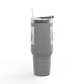 Insulated Travel Mug 40oz — "Tomorrow I Rise With God" Sunrise Faith Tumbler