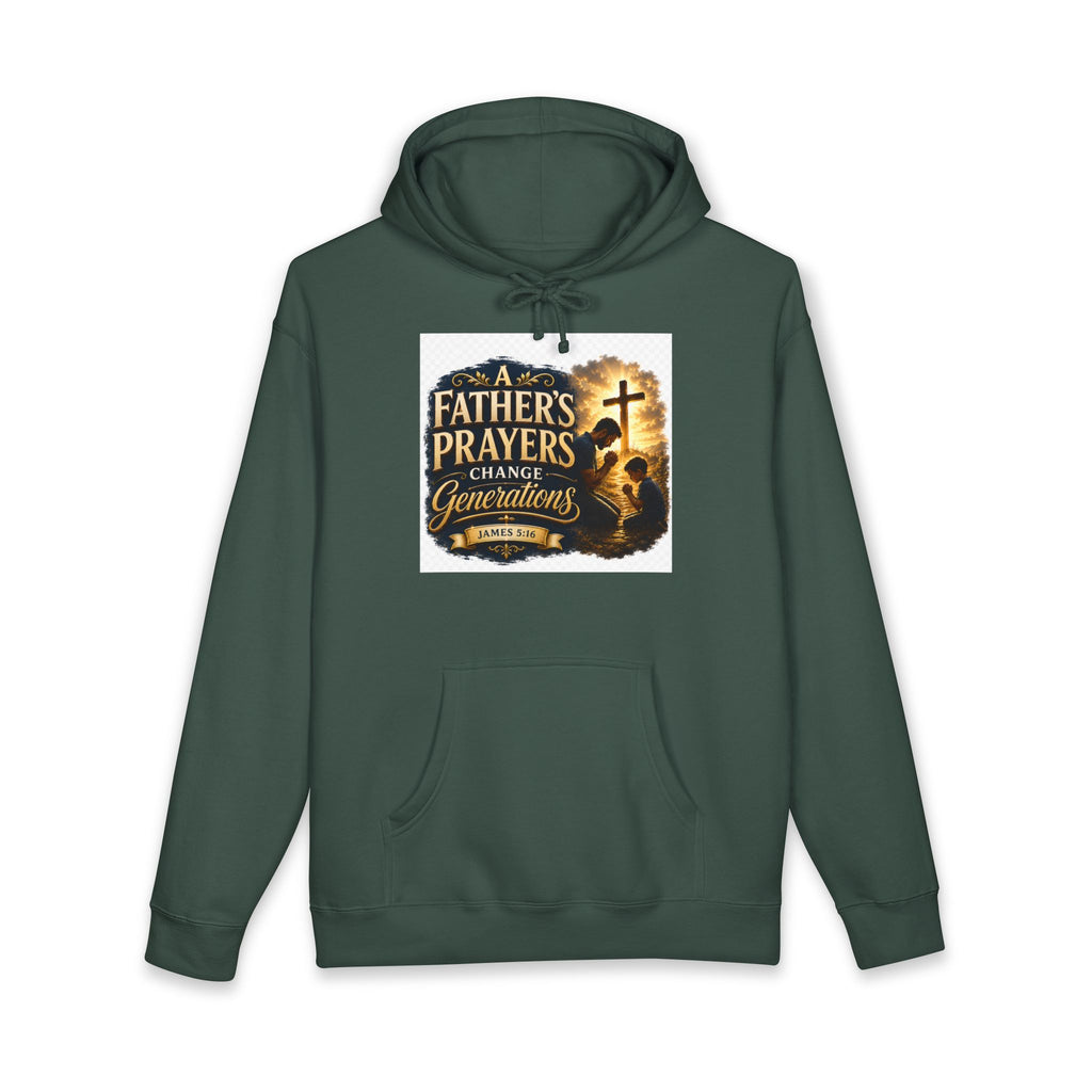 Hoodie - "A Father's Prayers Change Generations" Christian Faith Sweatshirt