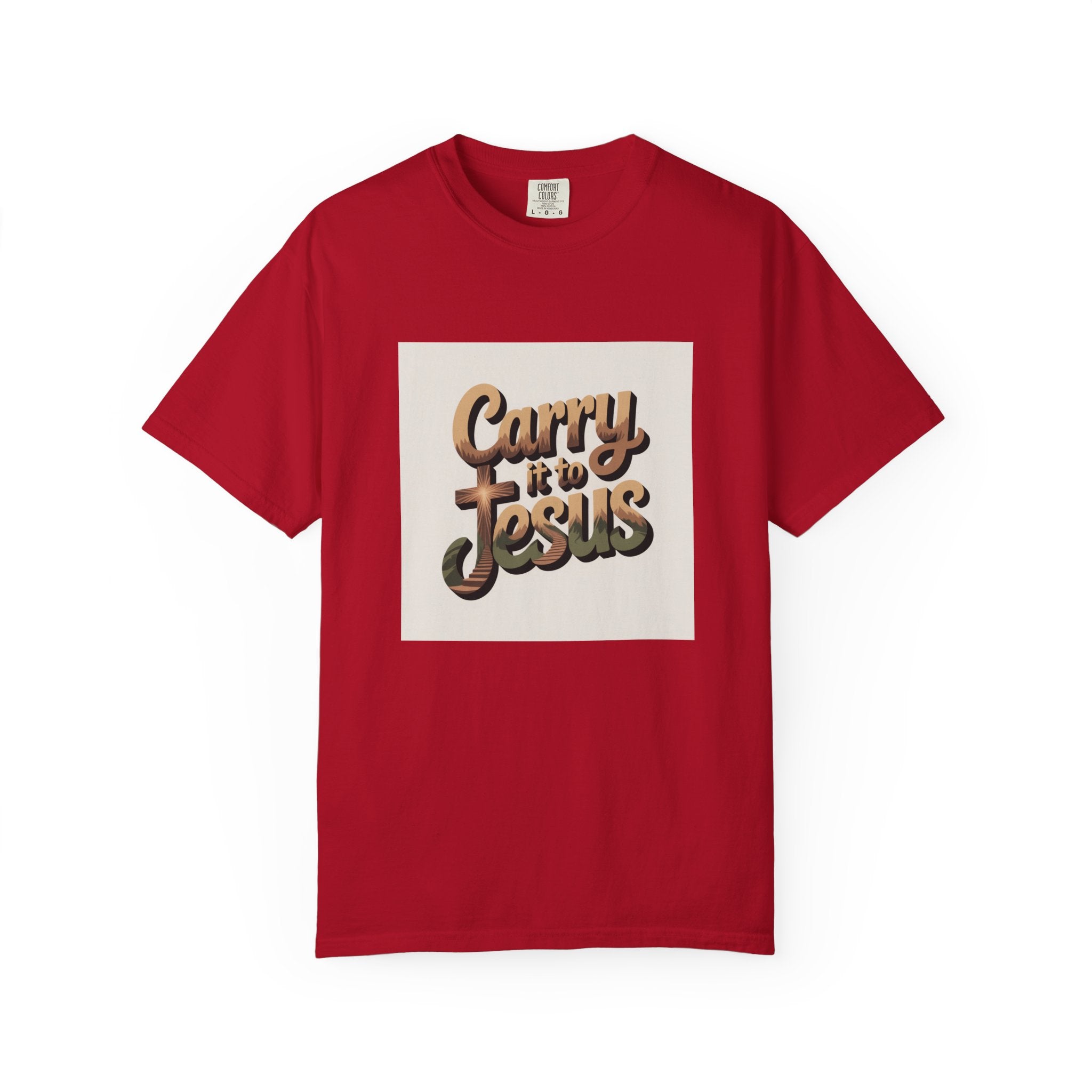 Carry It to Jesus T-Shirt — Retro Christian Faith Graphic Tee