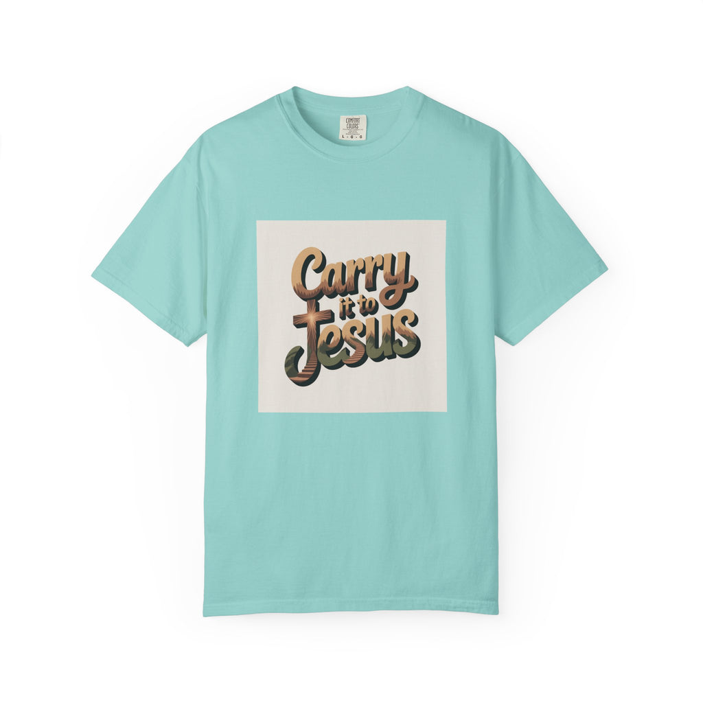 Carry It to Jesus T-Shirt — Retro Christian Faith Graphic Tee