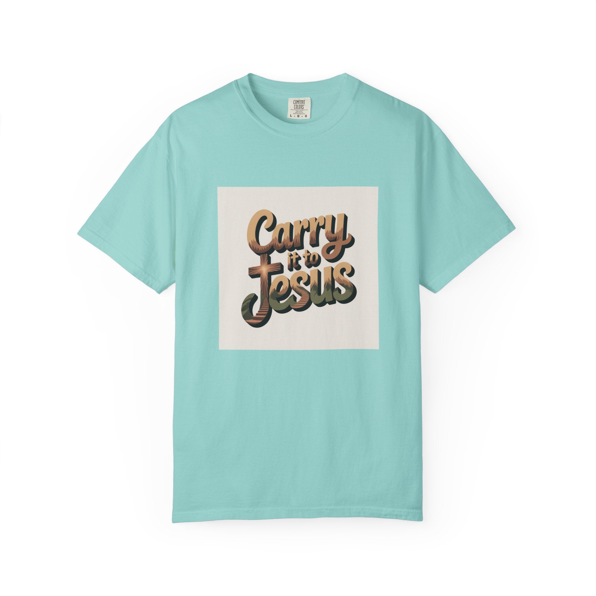 Carry It to Jesus T-Shirt — Retro Christian Faith Graphic Tee