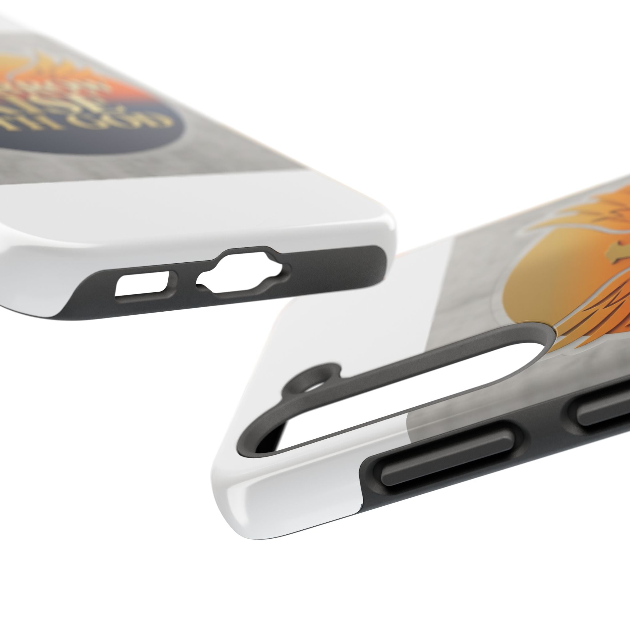 Tough Phone Case — "Tomorrow I Rise With God" Inspirational Christian Phone Cover