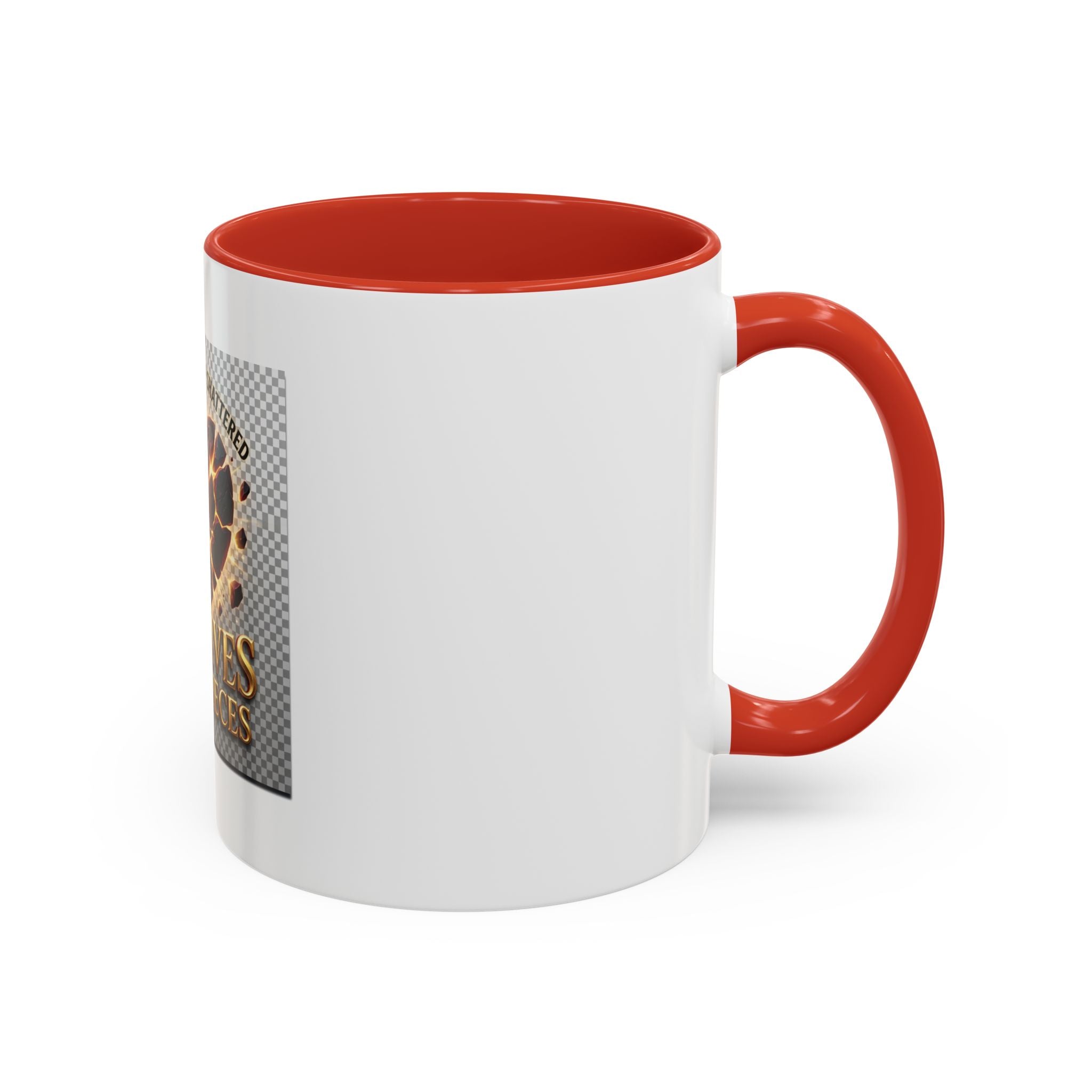 Shattered Heart "God Lives in the Pieces" Mug | Accent Coffee Mug