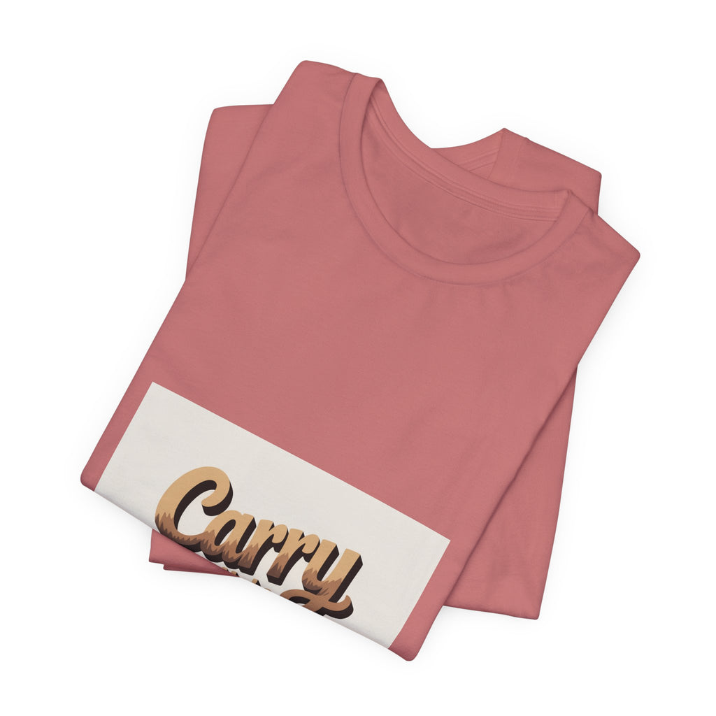 Carry It to Jesus Tee — Retro Script Christian Faith T‑Shirt