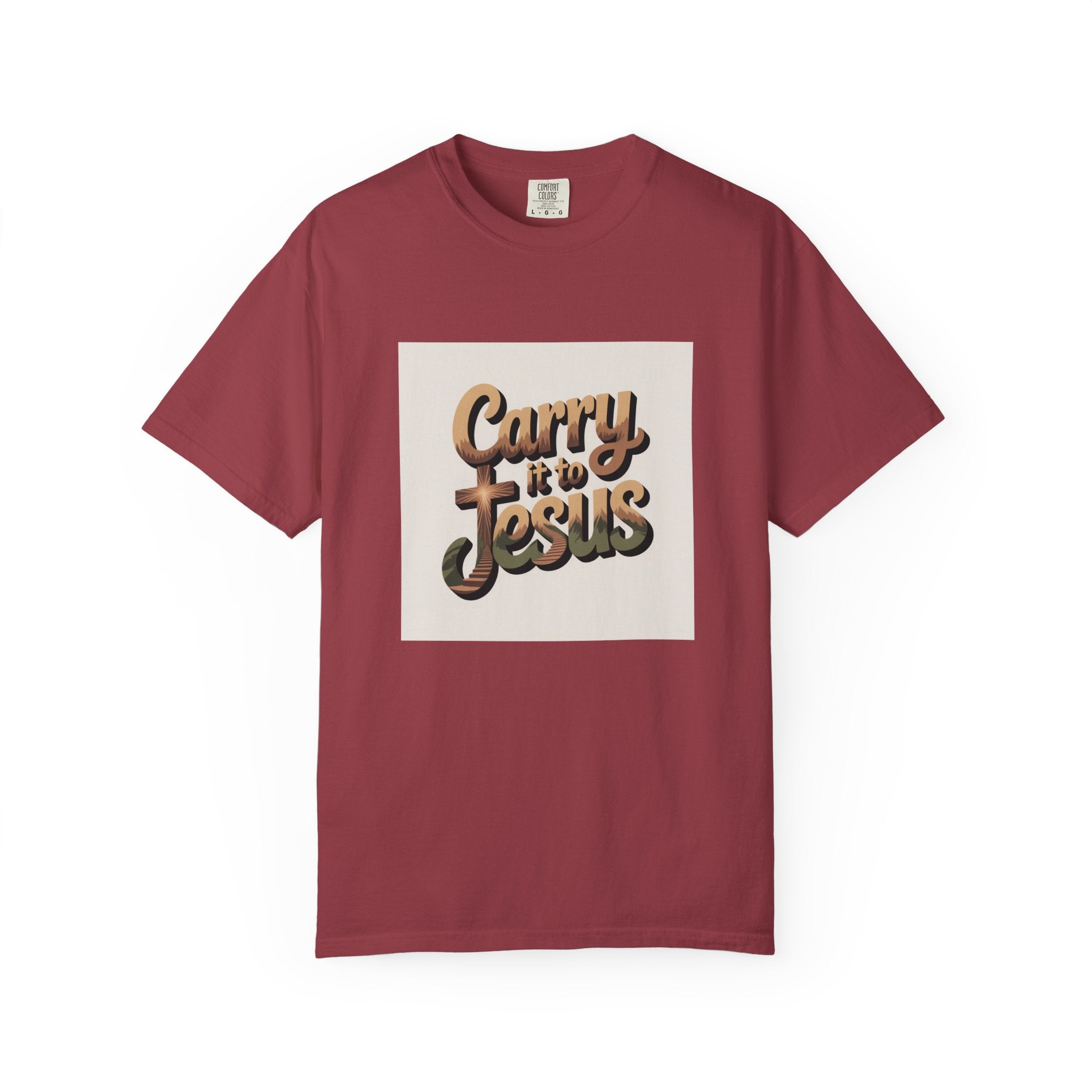 Carry It to Jesus T-Shirt — Retro Christian Faith Graphic Tee