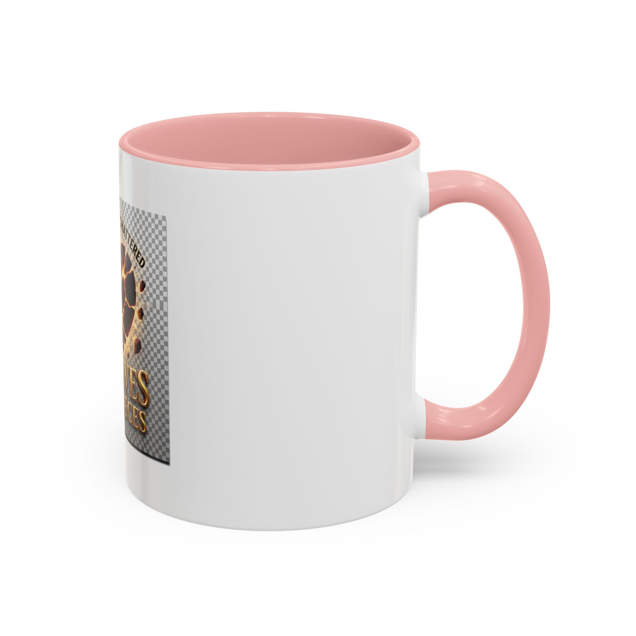Shattered Heart "God Lives in the Pieces" Mug | Accent Coffee Mug