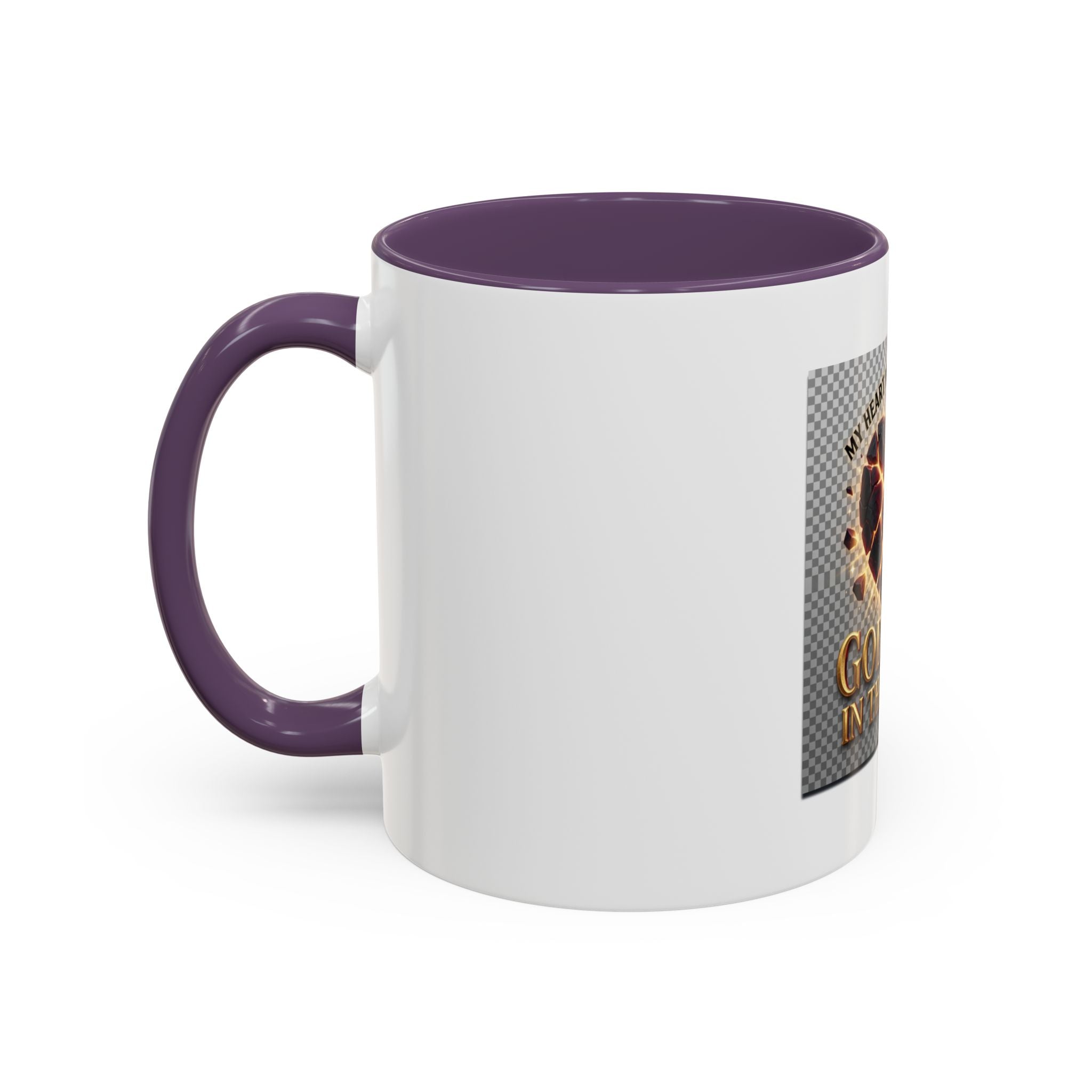 Shattered Heart "God Lives in the Pieces" Mug | Accent Coffee Mug