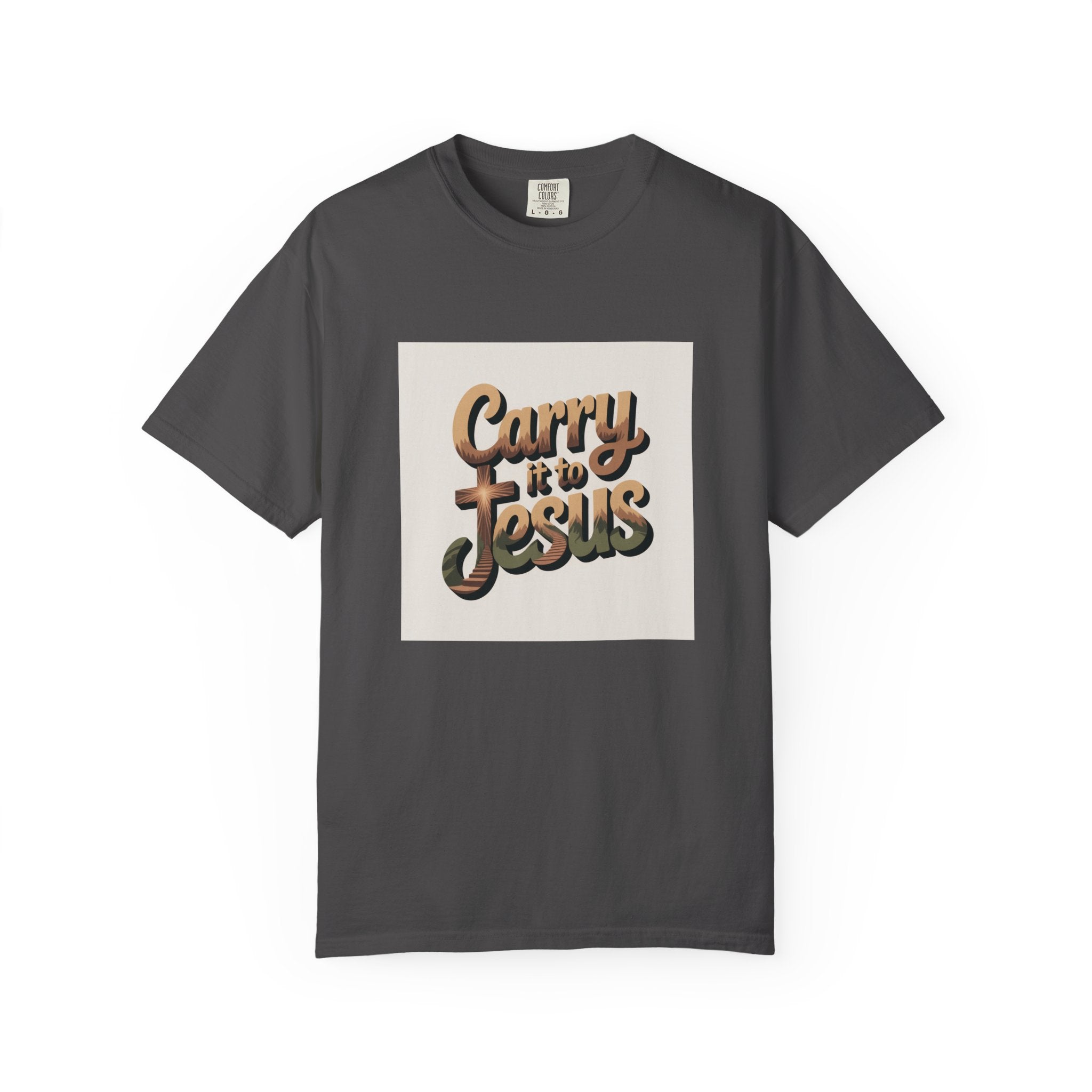 Carry It to Jesus T-Shirt — Retro Christian Faith Graphic Tee