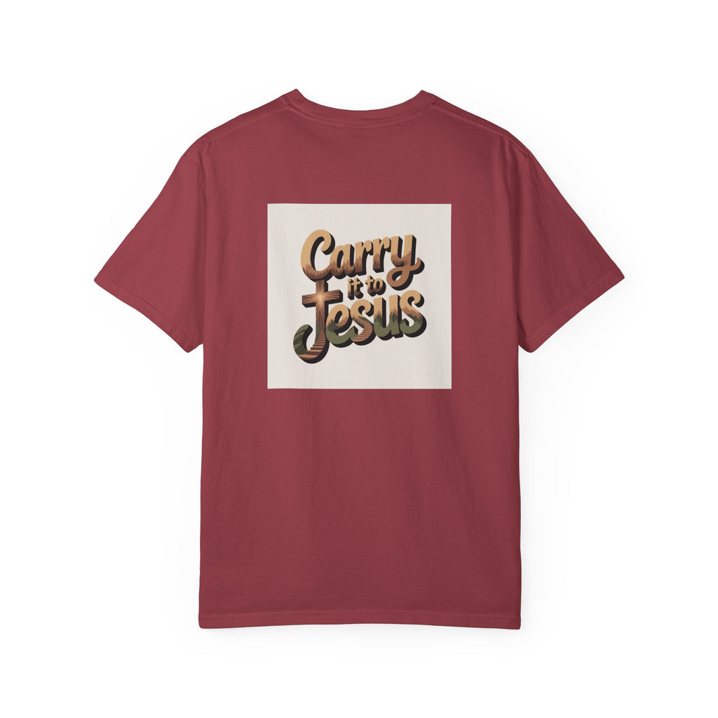 Carry It to Jesus T-Shirt — Retro Christian Faith Graphic Tee