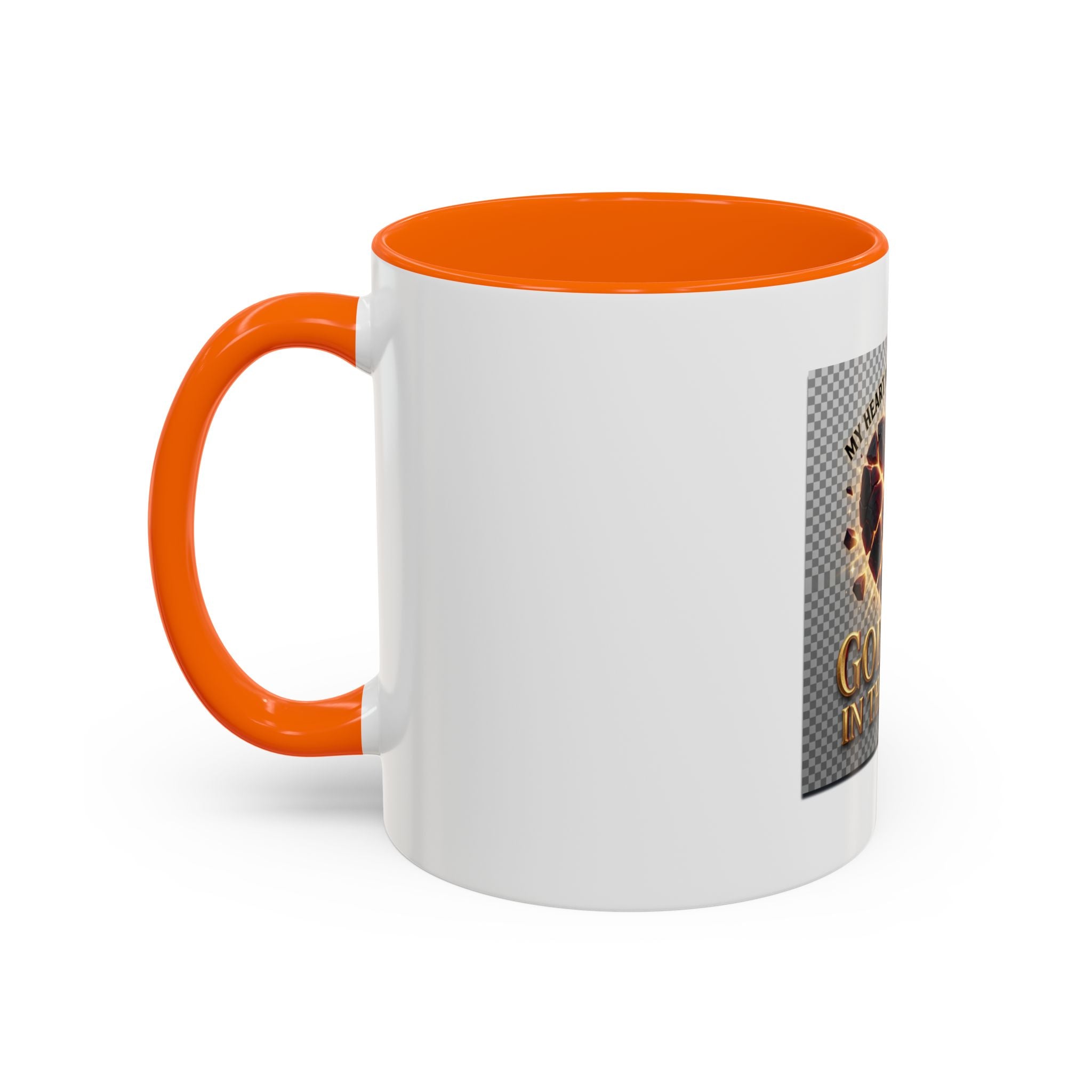 Shattered Heart "God Lives in the Pieces" Mug | Accent Coffee Mug
