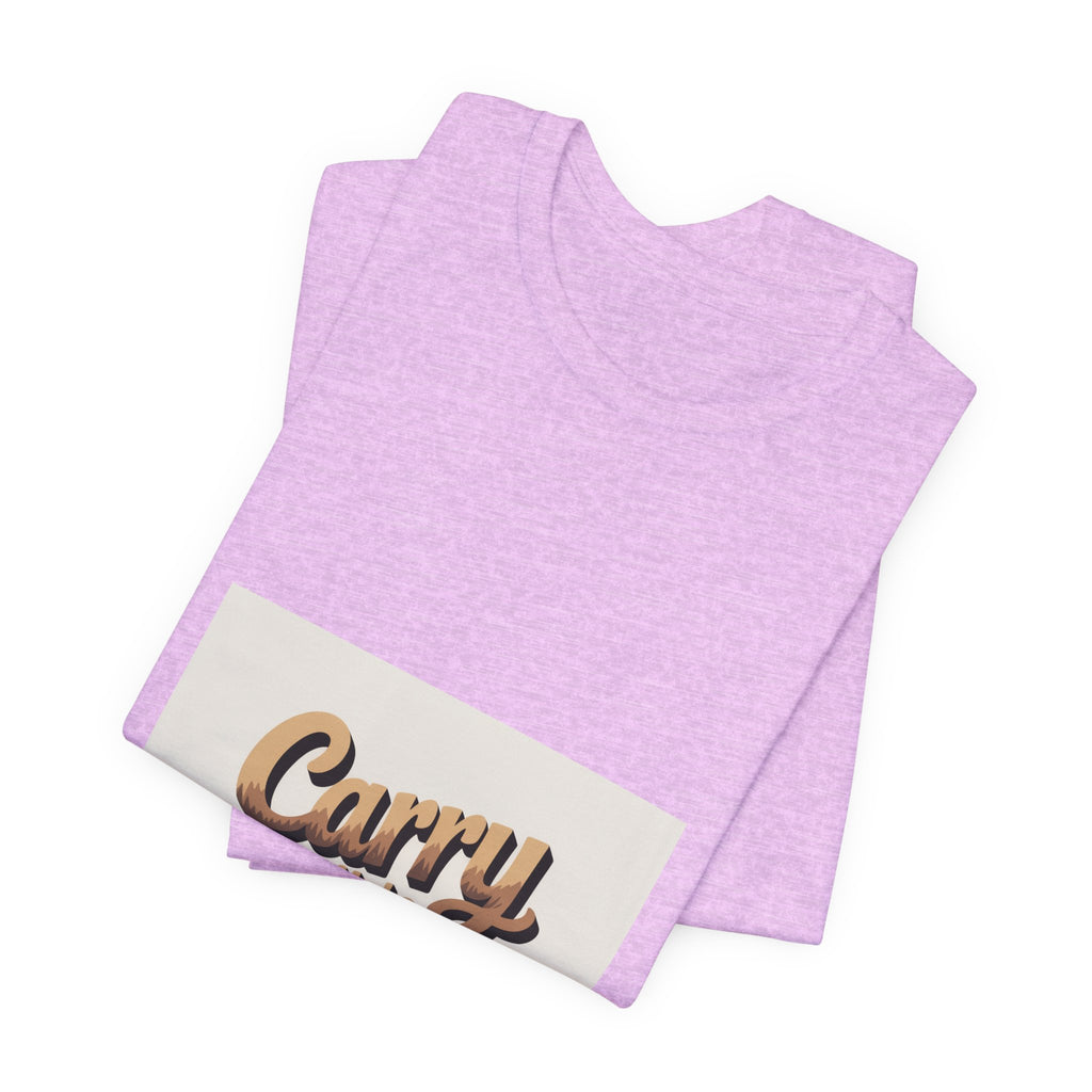 Carry It to Jesus Tee — Retro Script Christian Faith T‑Shirt