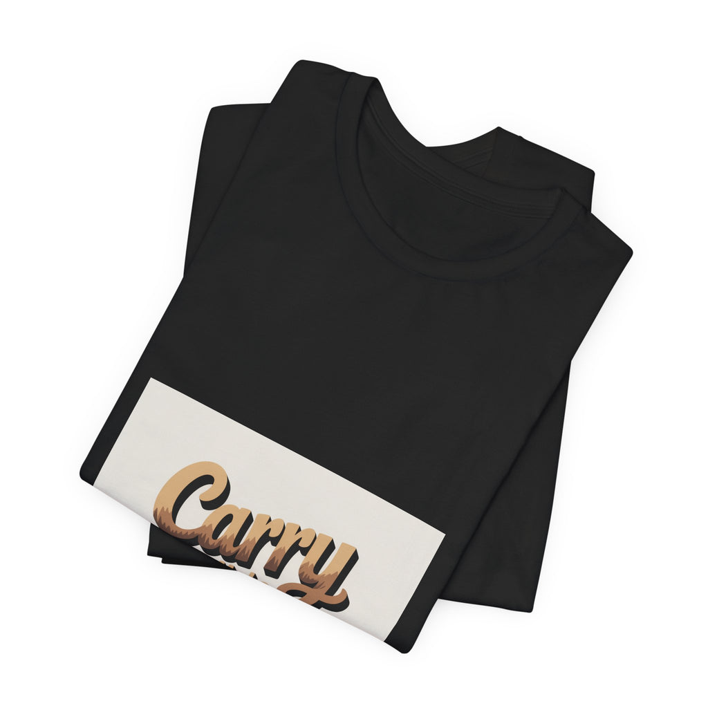 Carry It to Jesus Tee — Retro Script Christian Faith T‑Shirt