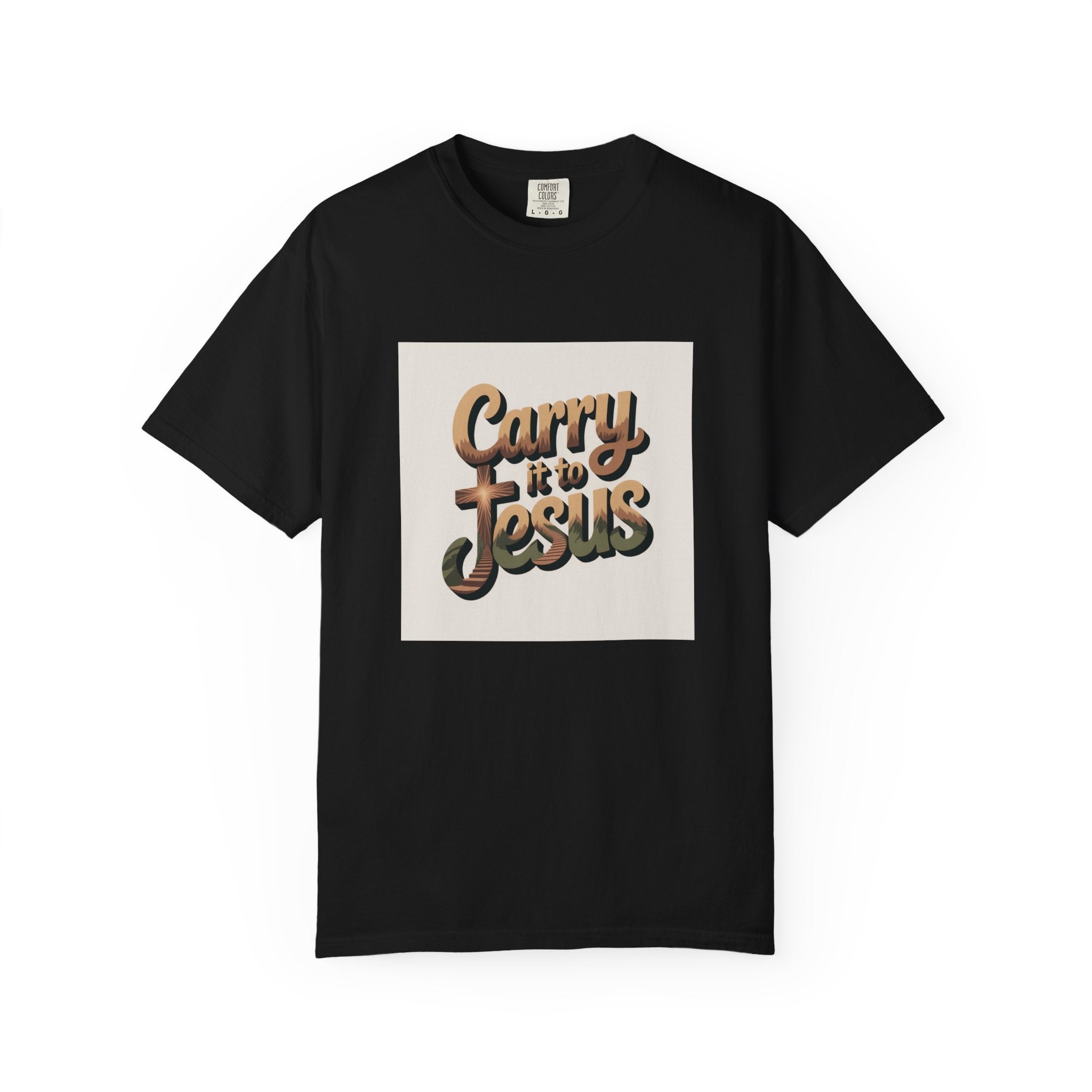 Carry It to Jesus T-Shirt — Retro Christian Faith Graphic Tee
