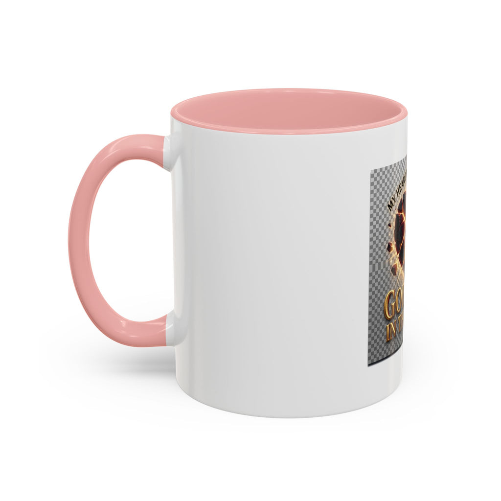 Shattered Heart "God Lives in the Pieces" Mug | Accent Coffee Mug