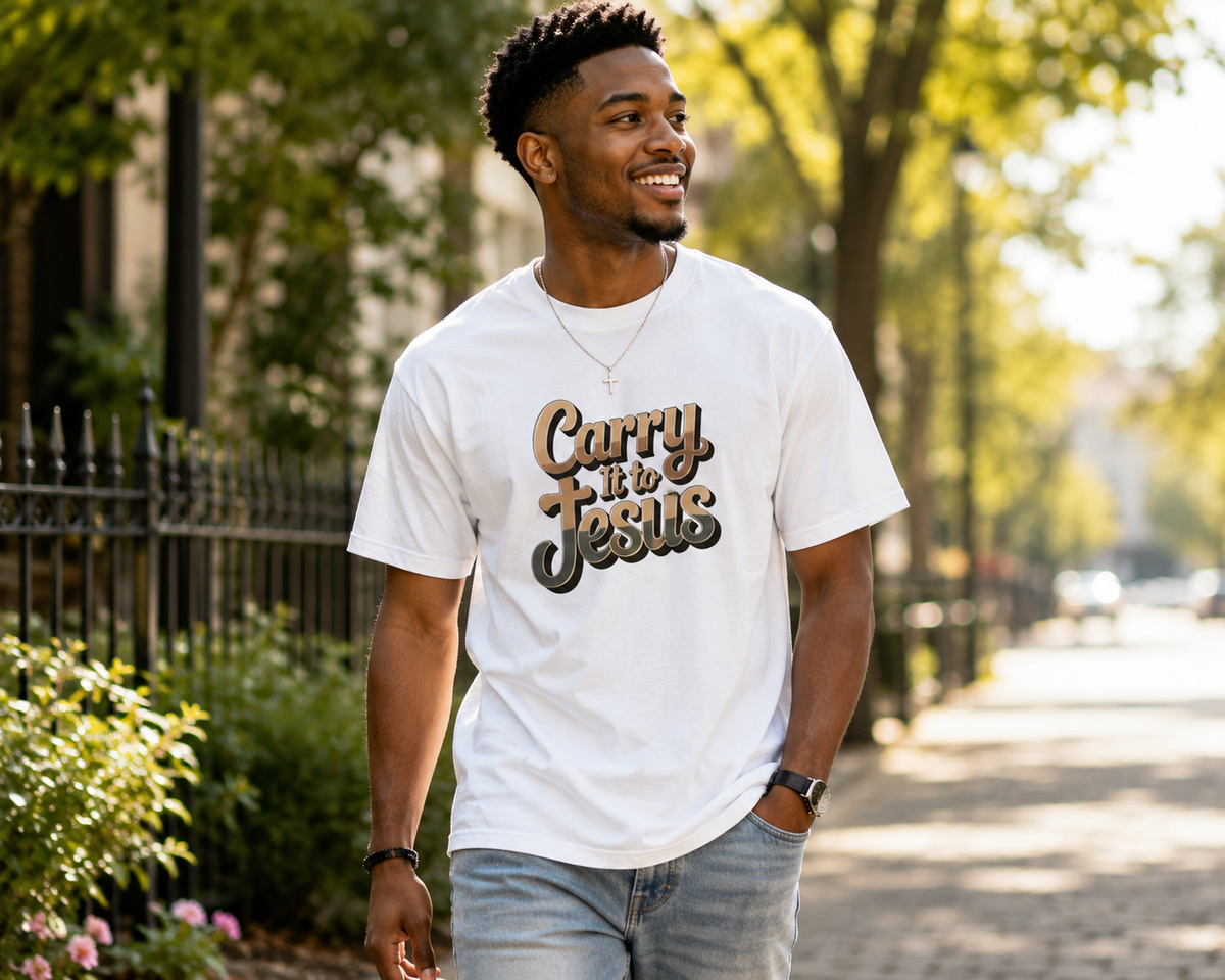 Carry It to Jesus T-Shirt | Christian Faith Graphic Tee